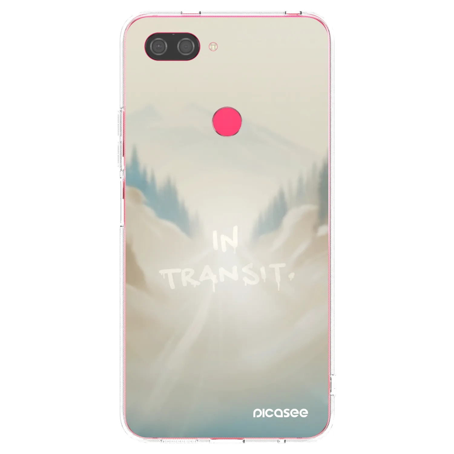 Picasee silikonski prozorni ovitek za Xiaomi Mi 8 Lite - IN TRANSIT