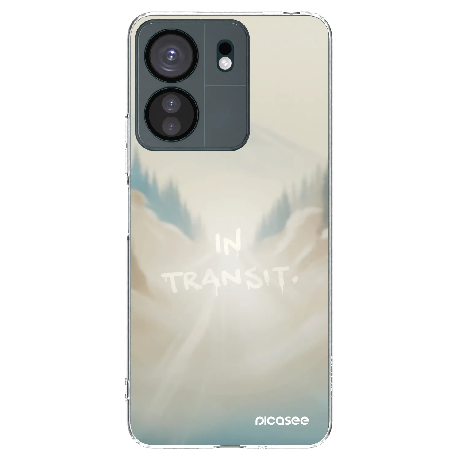 Picasee silikonski prozorni ovitek za Xiaomi Redmi 13C 4G - IN TRANSIT