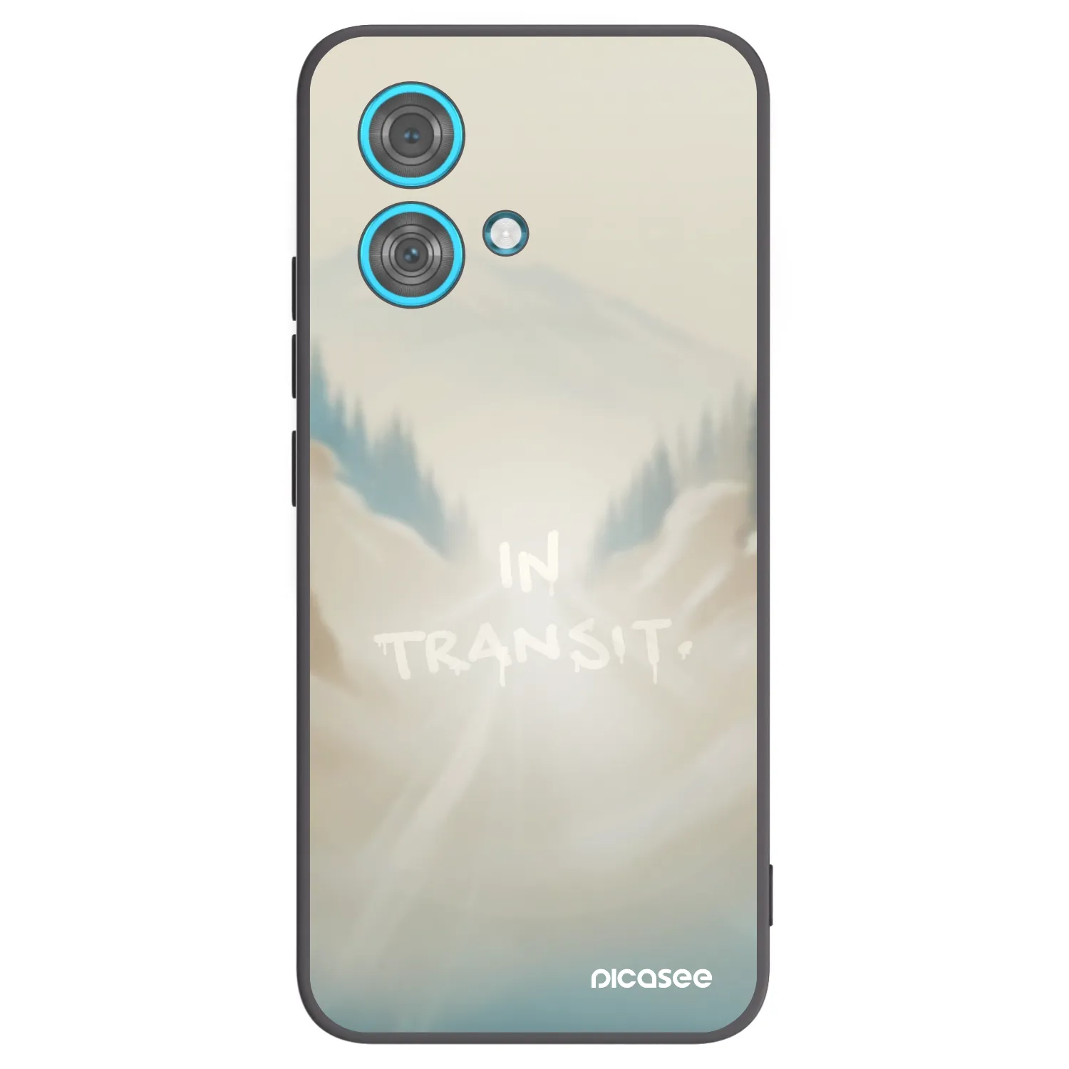 Picasee silikonski črni ovitek za Motorola Edge 40 Neo - IN TRANSIT