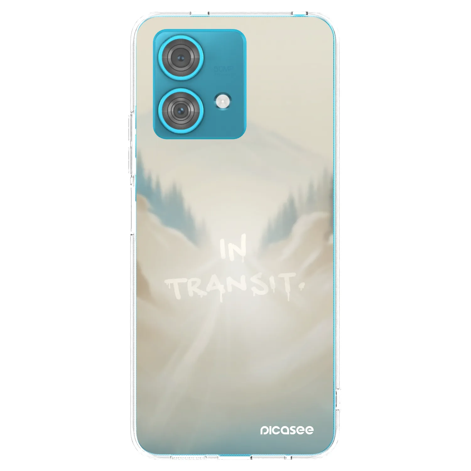Picasee silikonski prozorni ovitek za Motorola Edge 40 Neo - IN TRANSIT