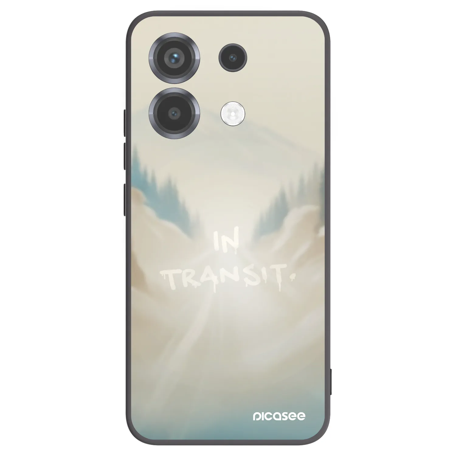Picasee silikonski črni ovitek za Xiaomi Poco X6 - IN TRANSIT