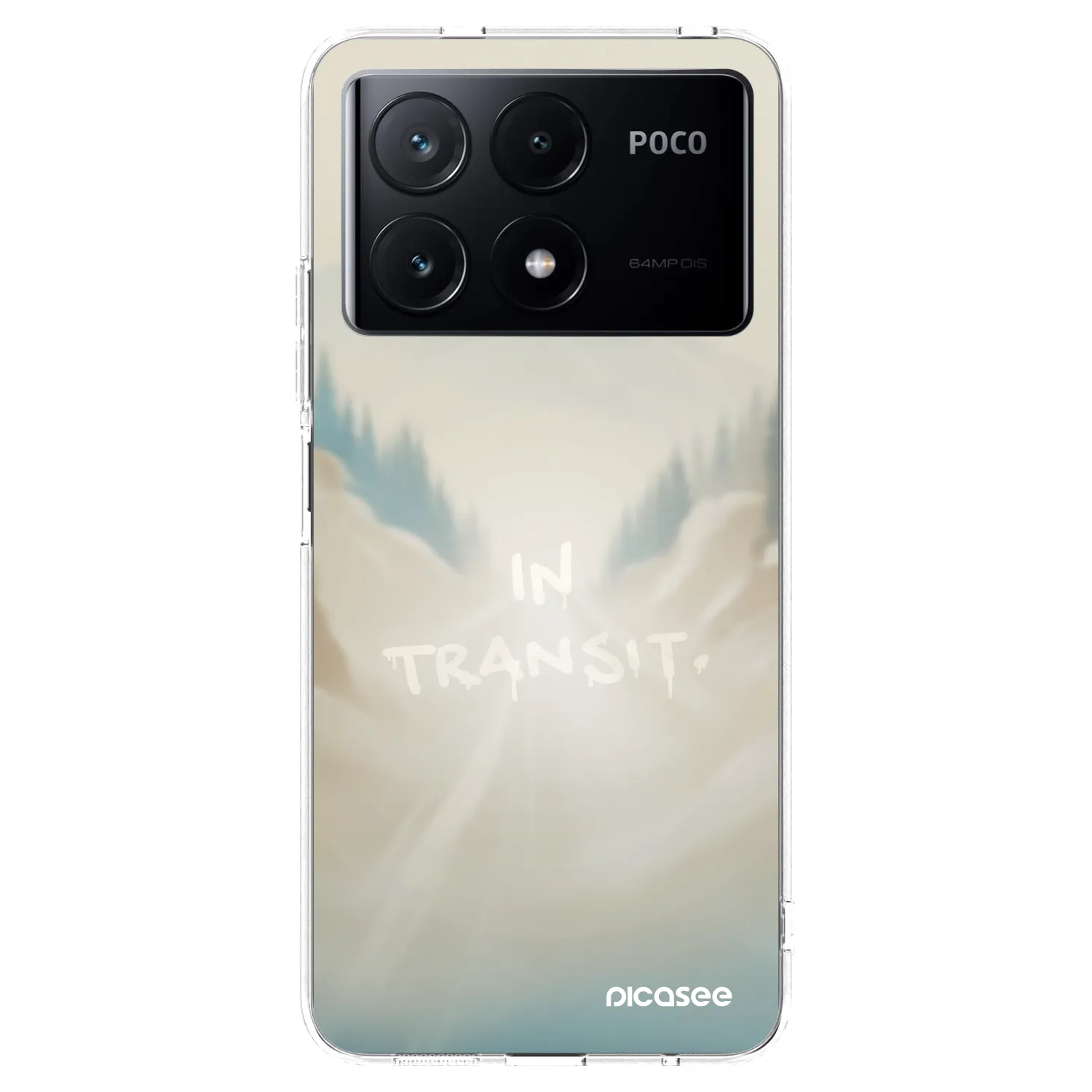 Picasee silikonski prozorni ovitek za Xiaomi Poco X6 Pro - IN TRANSIT