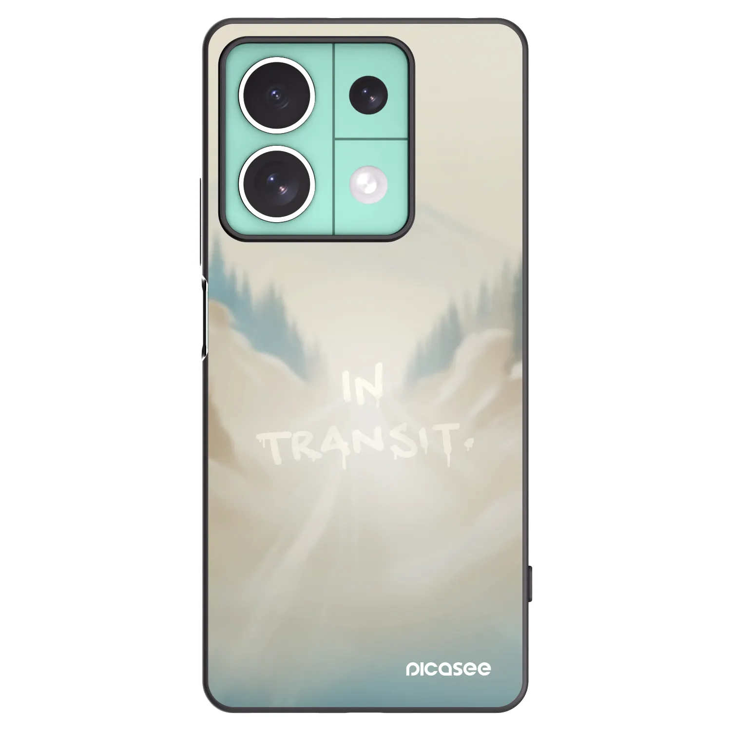 Picasee silikonski črni ovitek za Xiaomi Redmi Note 13 5G - IN TRANSIT