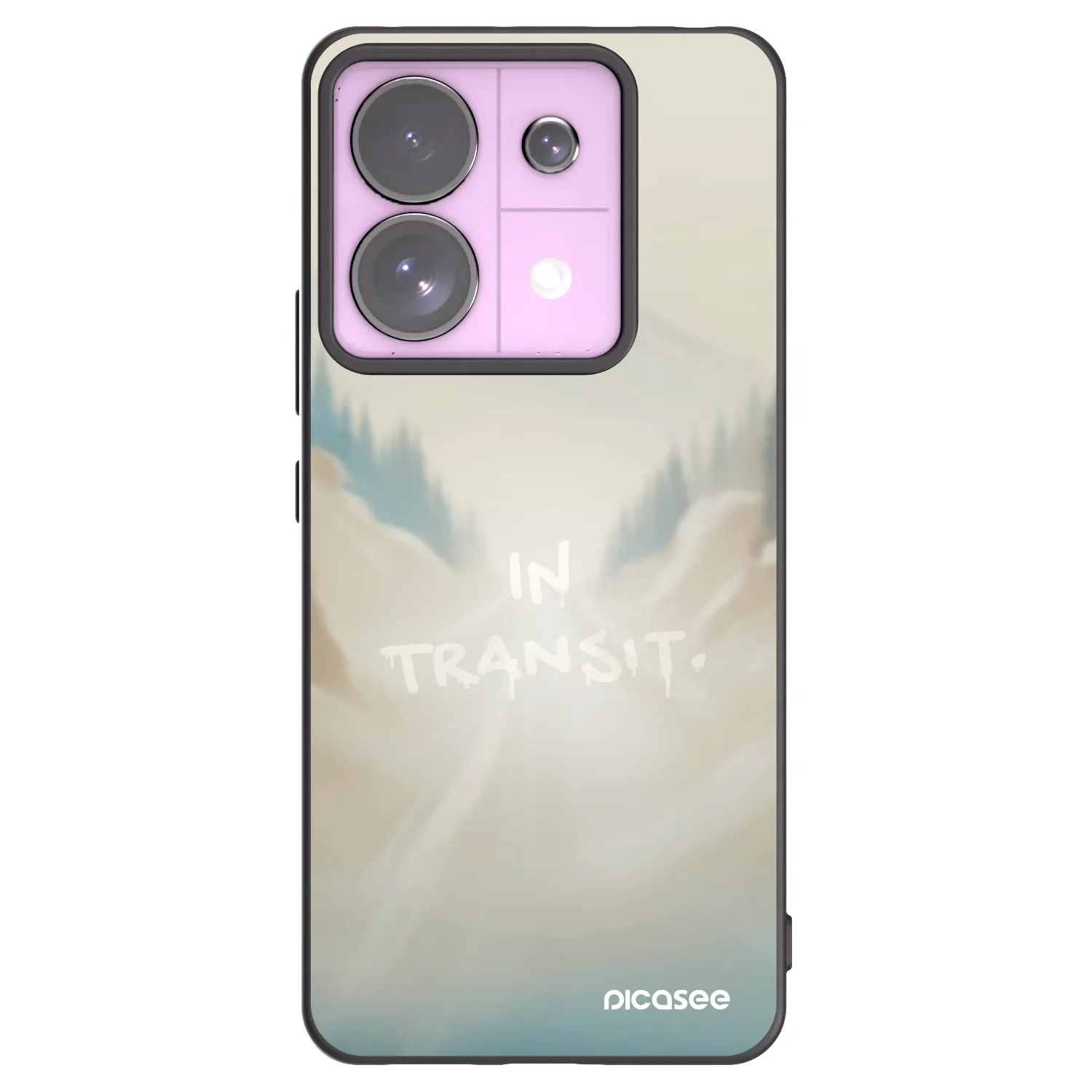 Picasee silikonski črni ovitek za Xiaomi Redmi Note 13 Pro 5G - IN TRANSIT