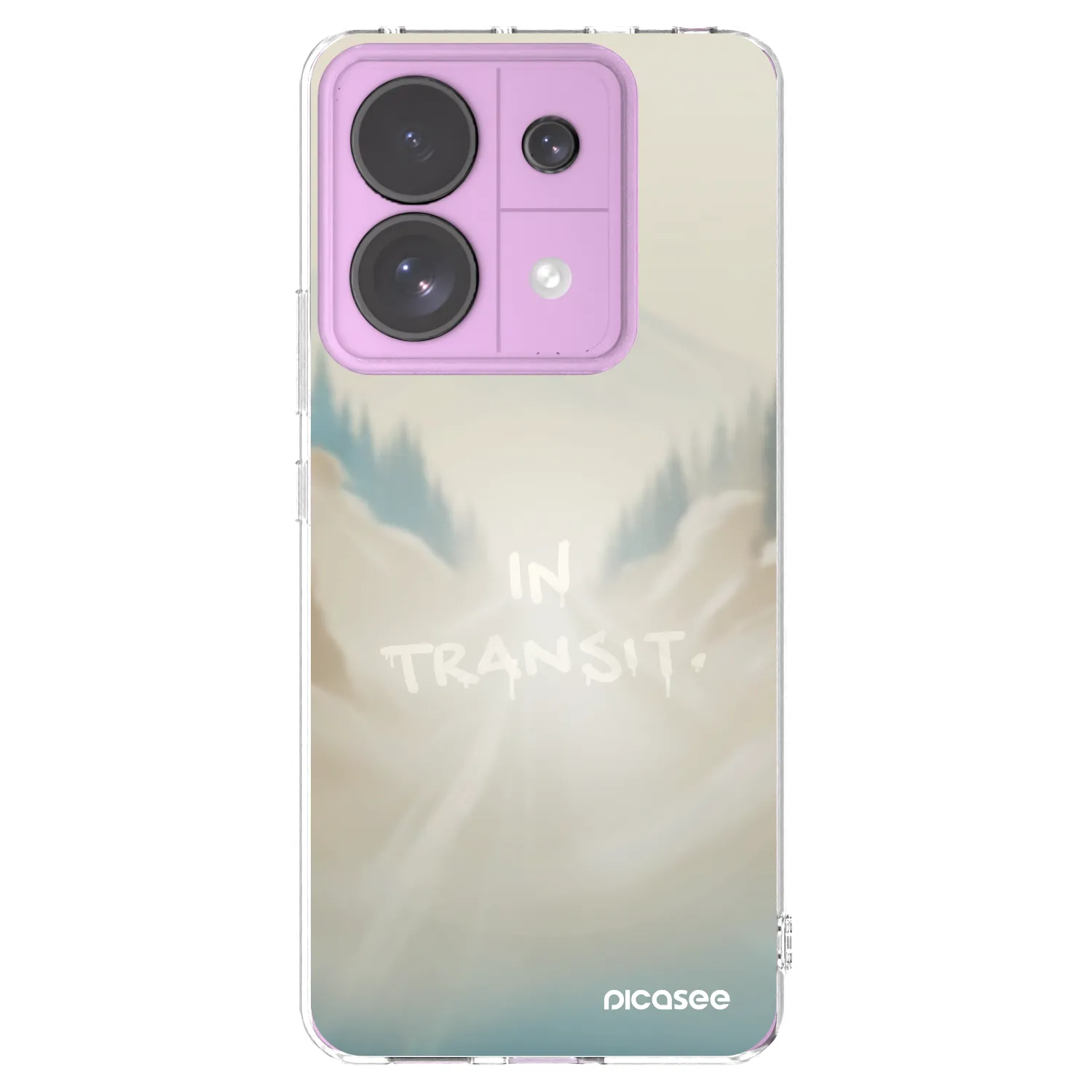 Picasee silikonski prozorni ovitek za Xiaomi Redmi Note 13 Pro 5G - IN TRANSIT