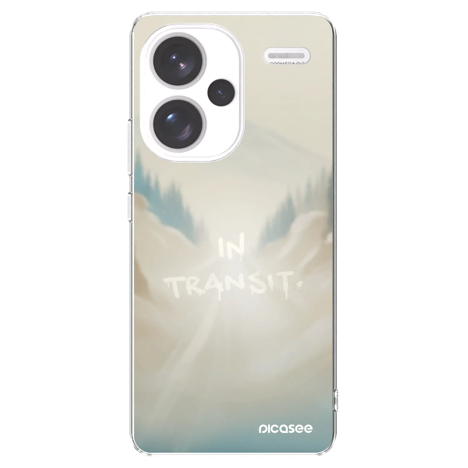 Picasee silikonski prozorni ovitek za Xiaomi Redmi Note 13 Pro+ 5G - IN TRANSIT
