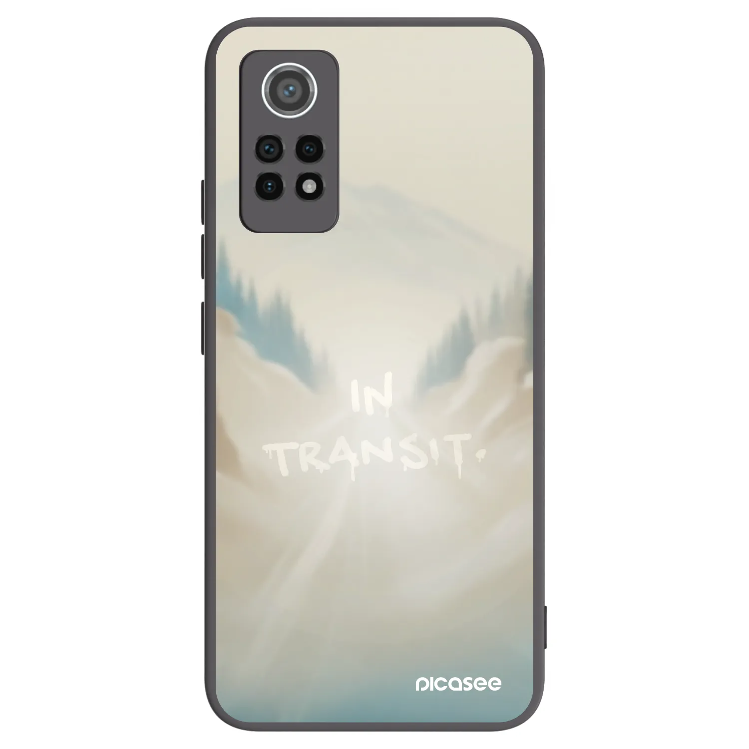 Picasee silikonski črni ovitek za Xiaomi Redmi Note 12 Pro 4G - IN TRANSIT