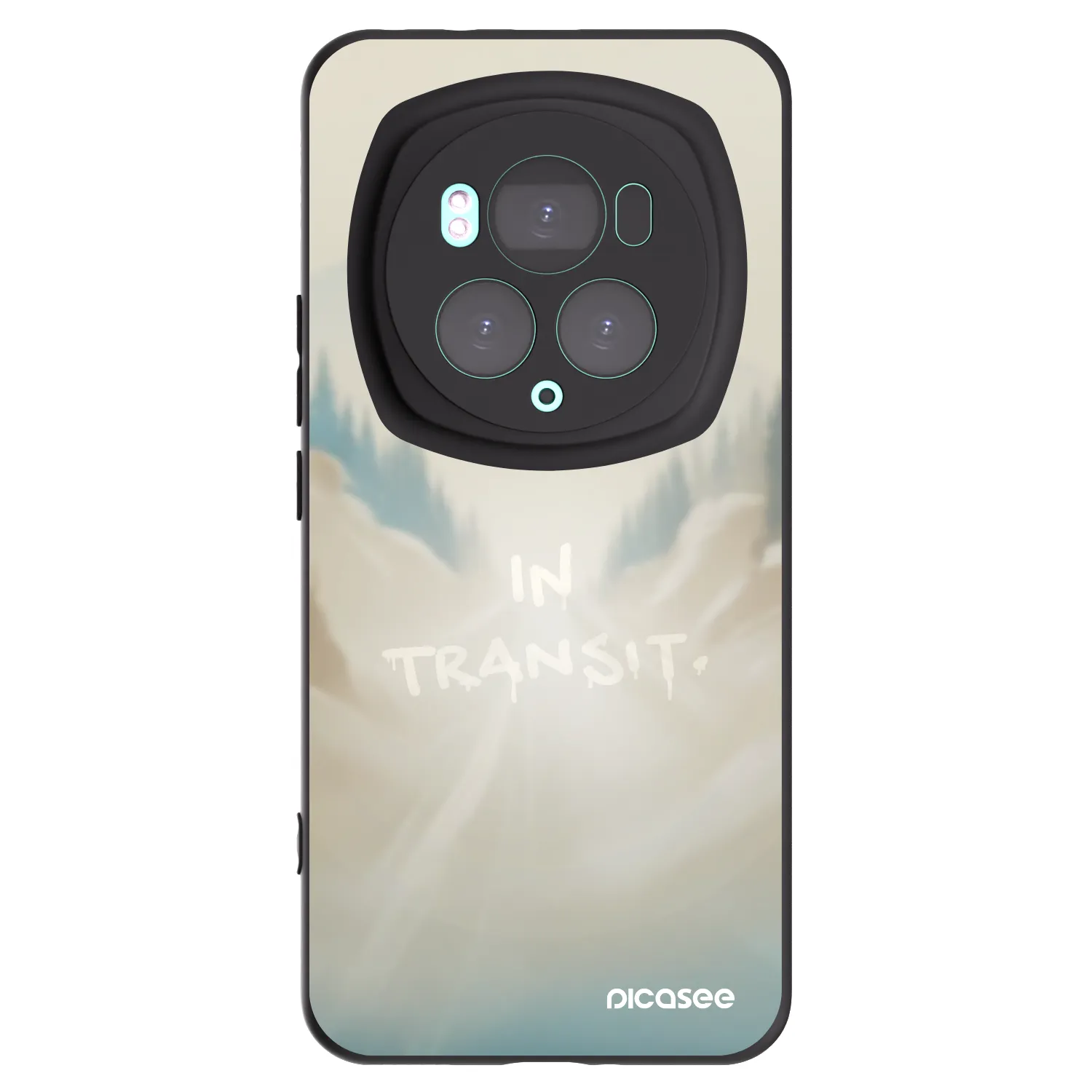 Picasee silikonski črni ovitek za Honor Magic6 Pro - IN TRANSIT