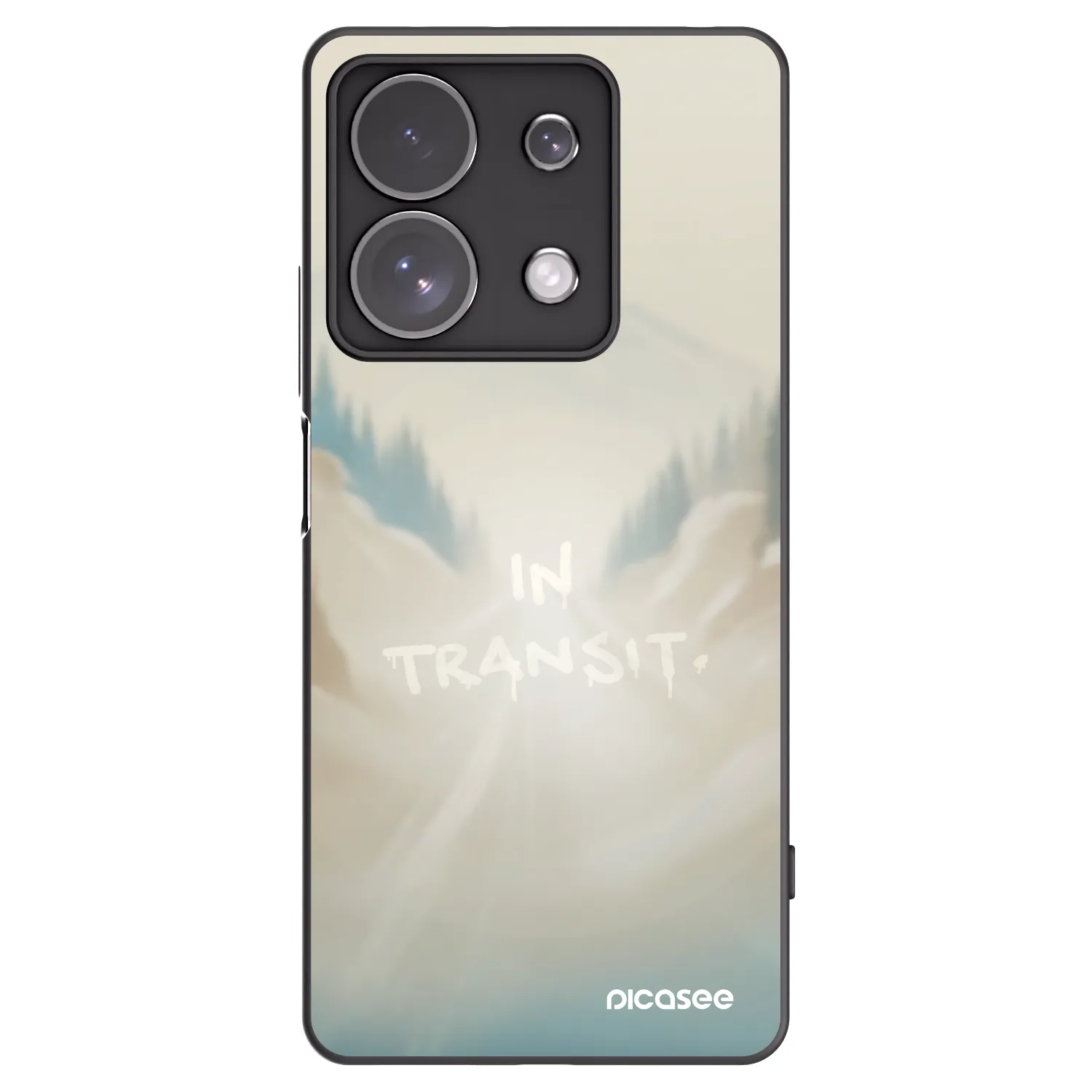 Picasee silikonski črni ovitek za Xiaomi Redmi Note 13 Pro 4G - IN TRANSIT