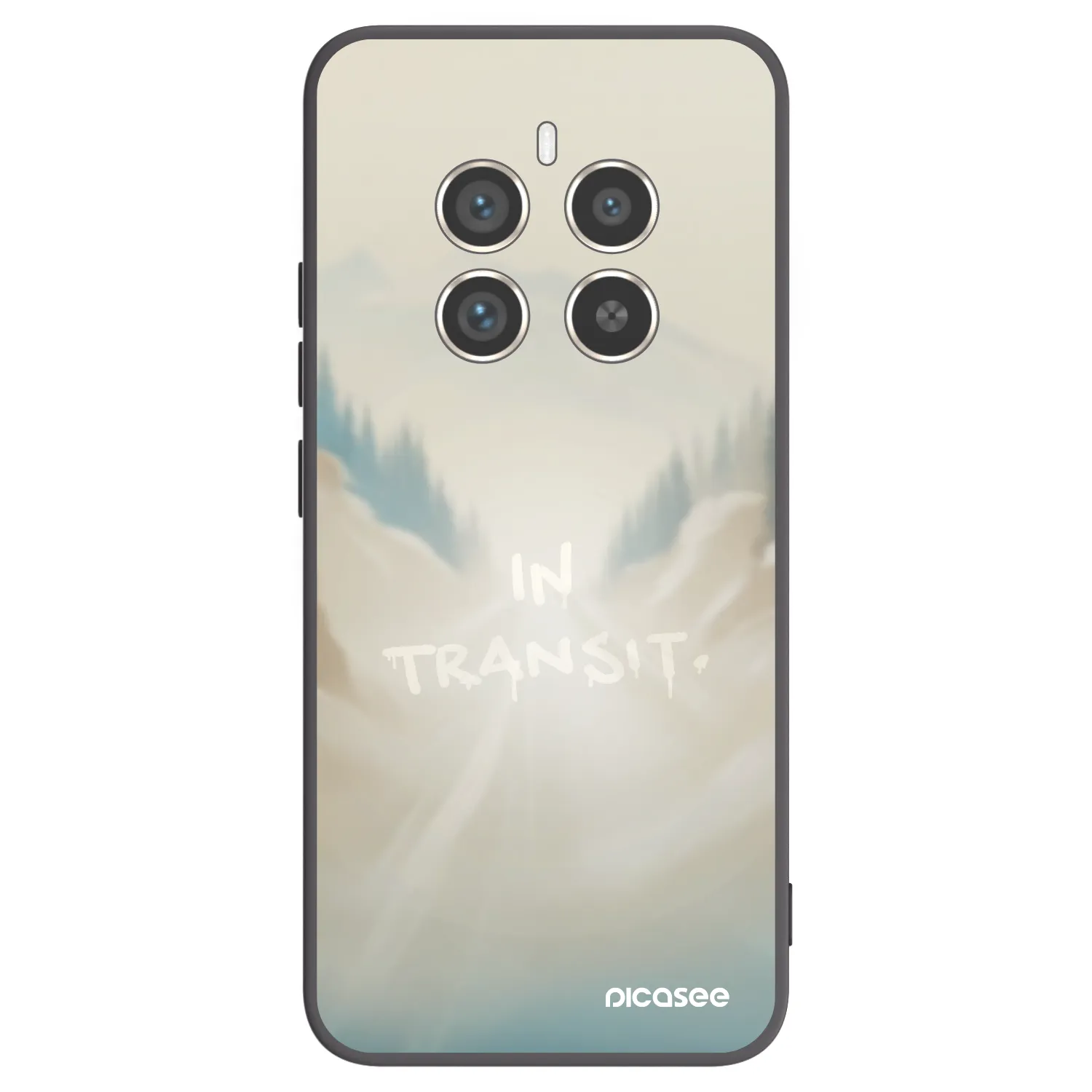 Picasee silikonski črni ovitek za Realme 12 Pro 5G - IN TRANSIT