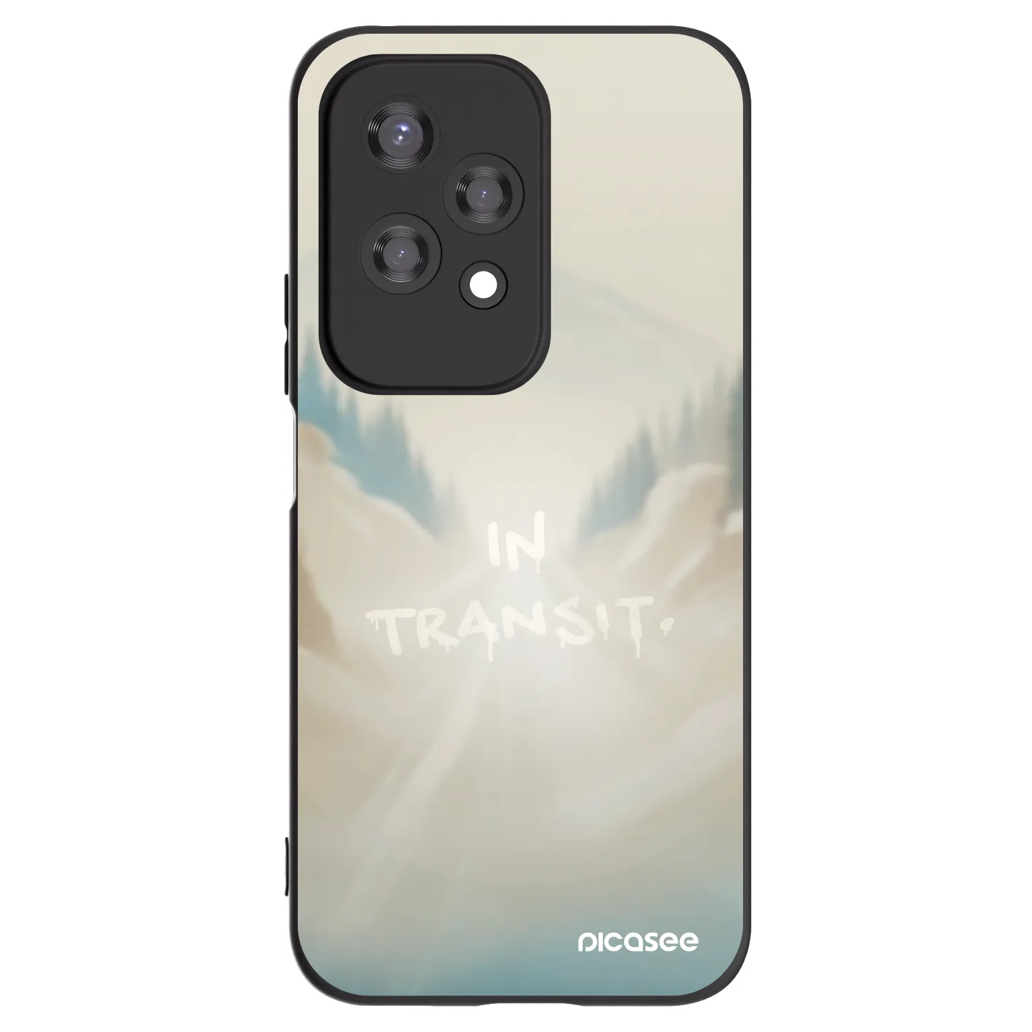 Picasee silikonski črni ovitek za Honor 200 Lite - IN TRANSIT