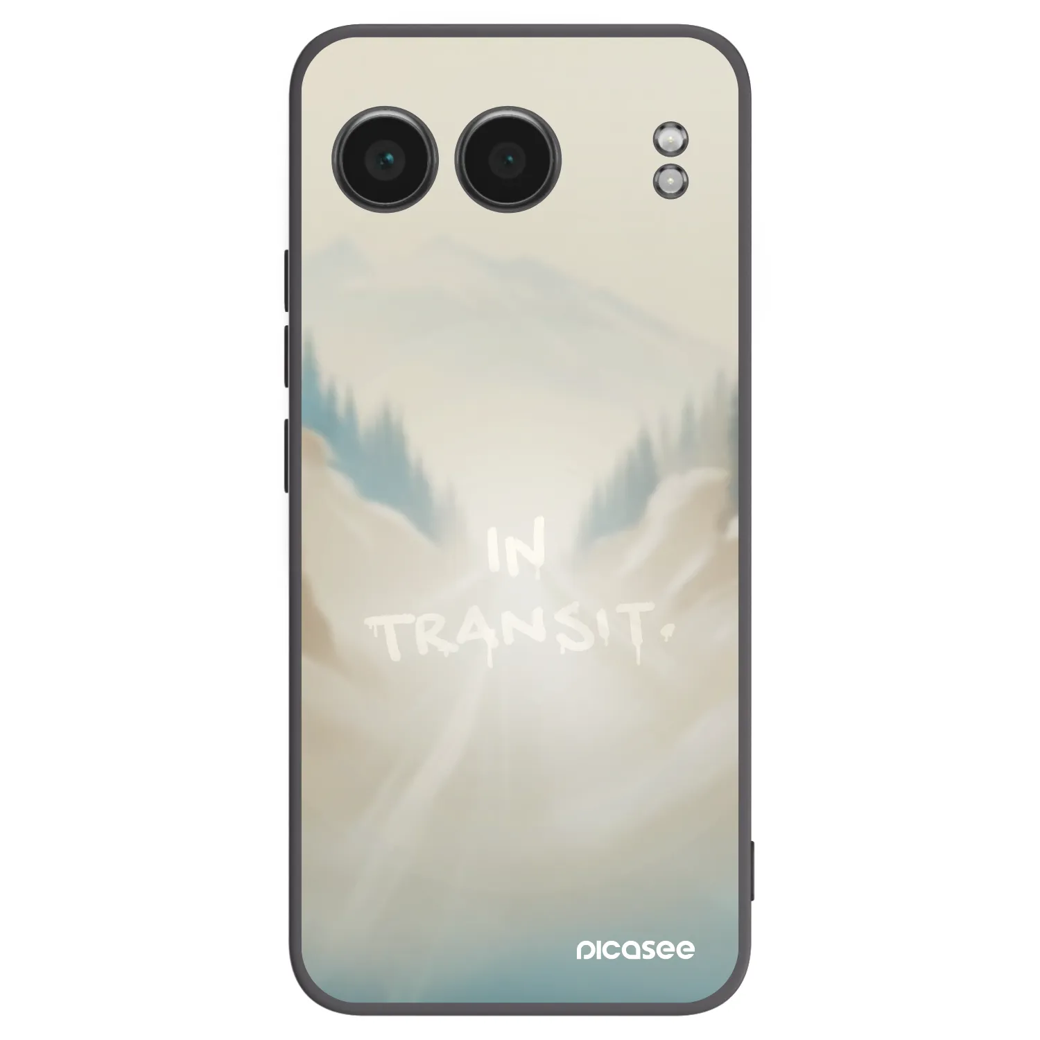 Picasee silikonski črni ovitek za OnePlus Nord 4 - IN TRANSIT