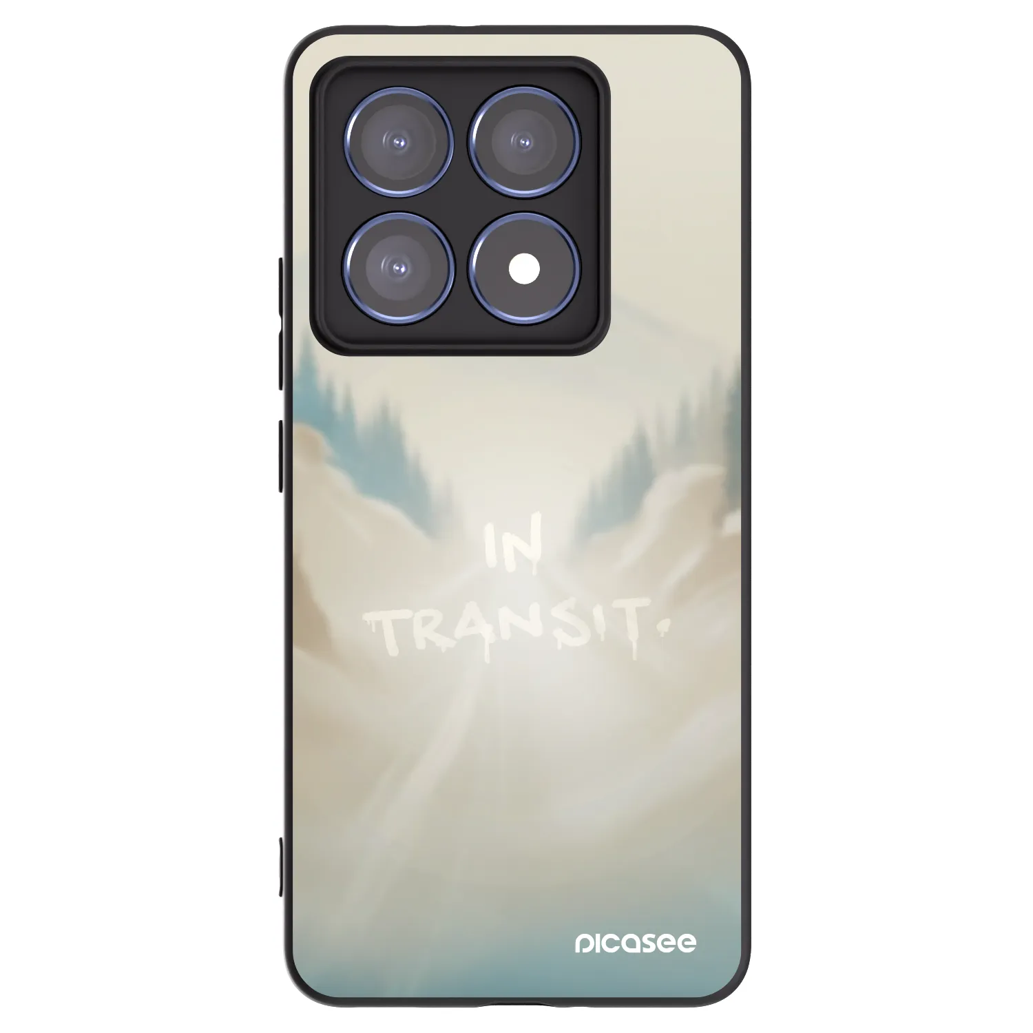 Picasee silikonski črni ovitek za Xiaomi 14T Pro - IN TRANSIT