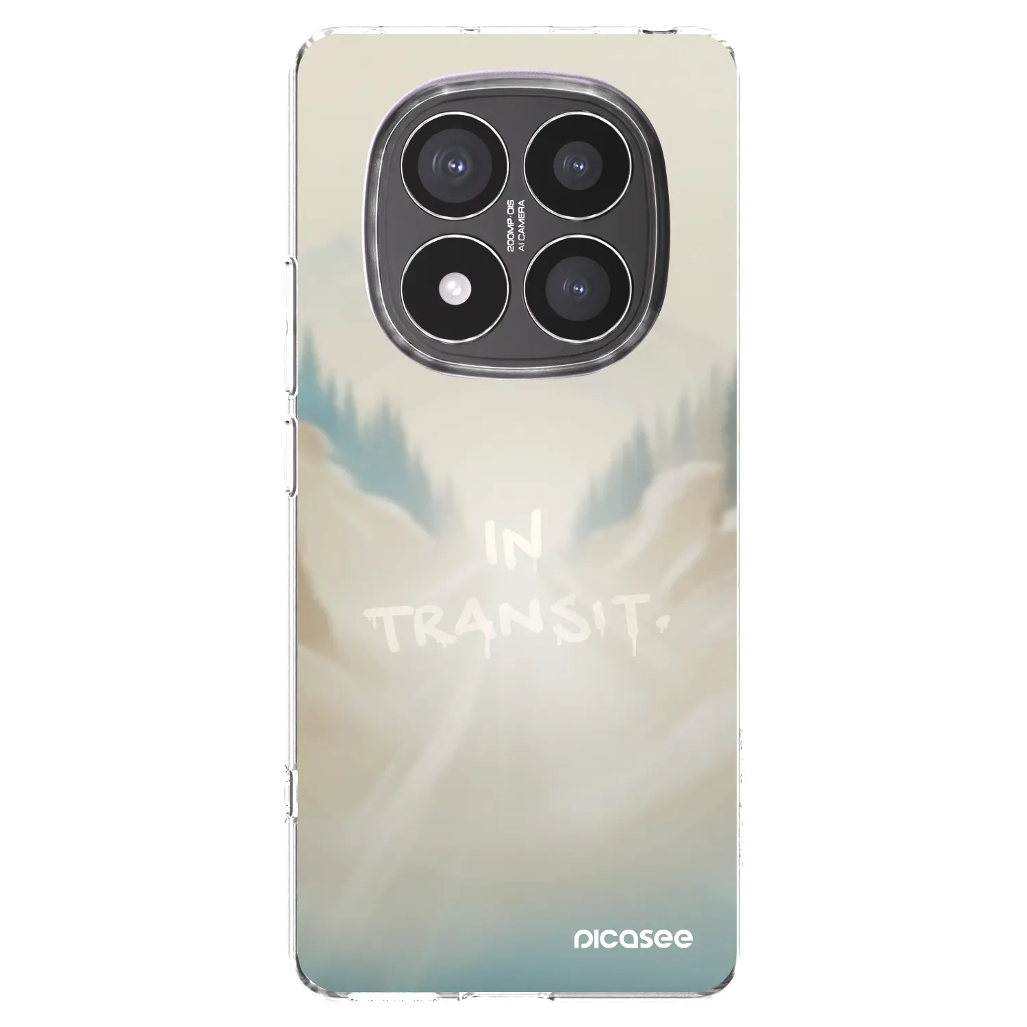 Picasee silikonski prozorni ovitek za Xiaomi Redmi Note 14 Pro+ 5G - IN TRANSIT