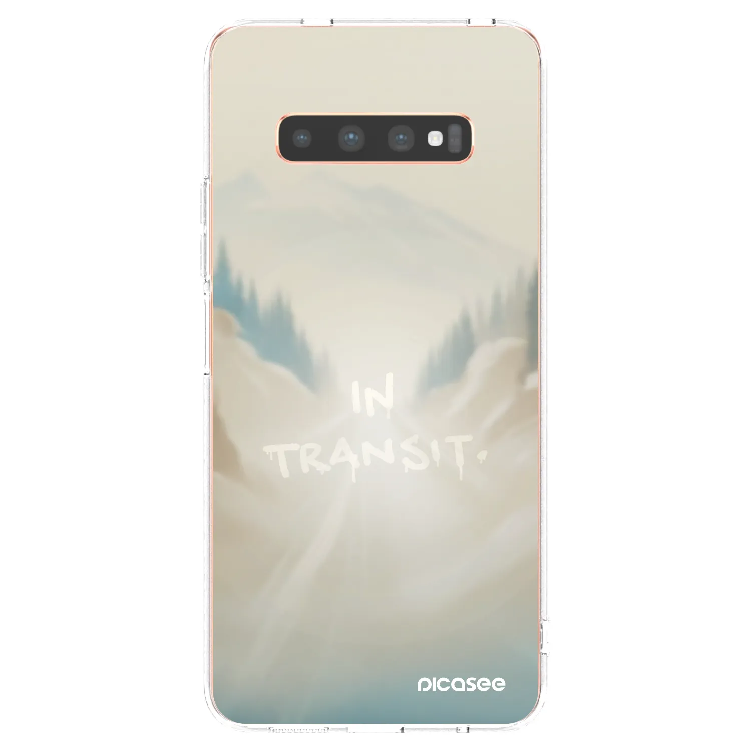 Picasee silikonski prozorni ovitek za Samsung Galaxy S10 Plus G975 - IN TRANSIT
