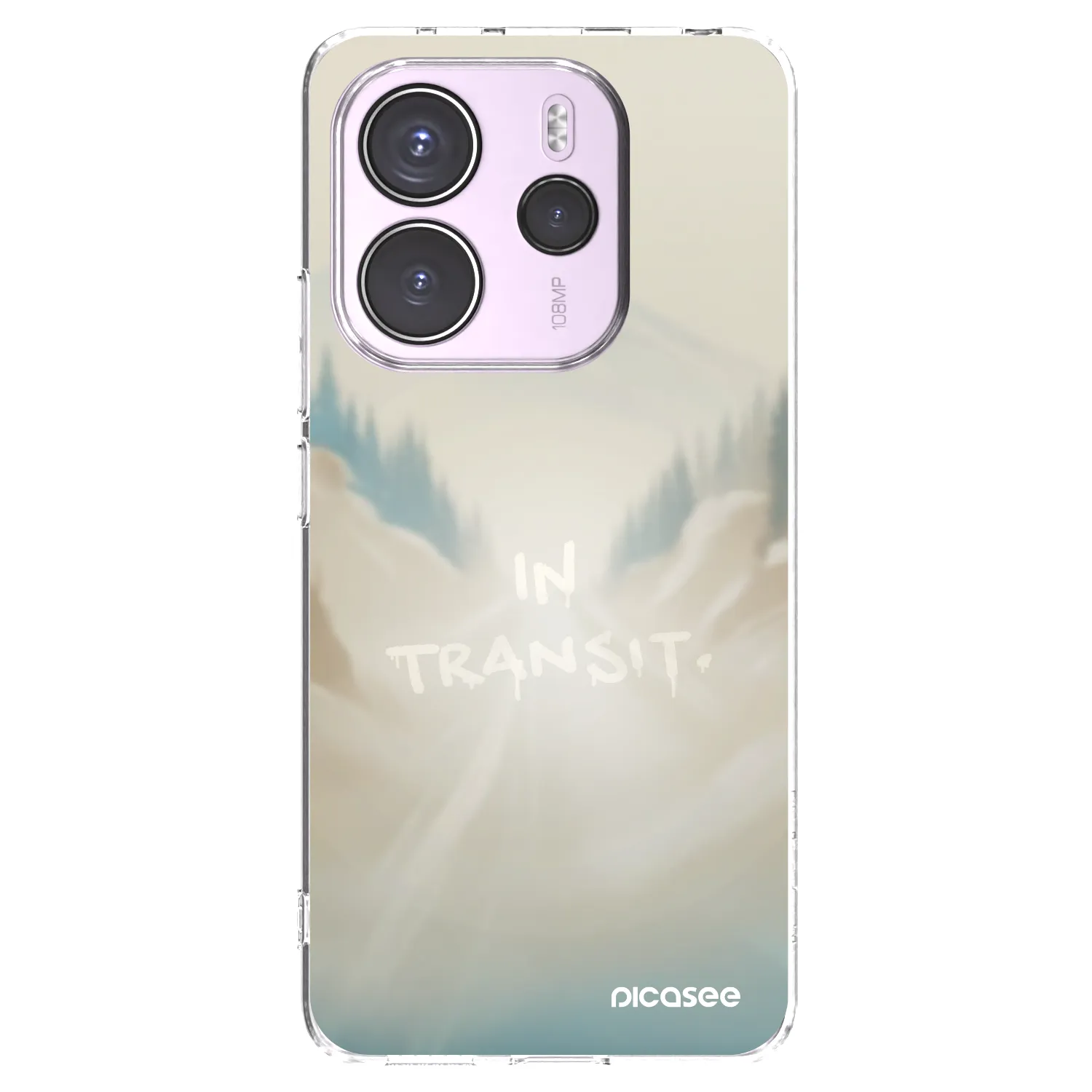 Picasee silikonski prozorni ovitek za Xiaomi Redmi Note 14 4G - IN TRANSIT