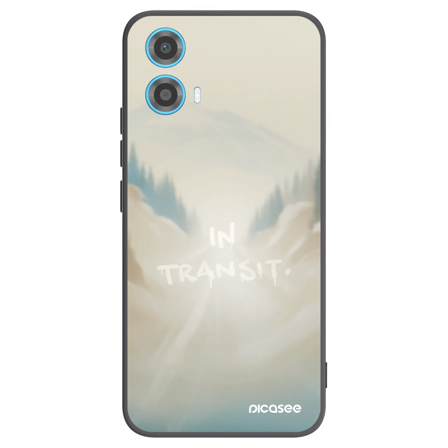 Picasee silikonski črni ovitek za Motorola Moto G34 5G - IN TRANSIT