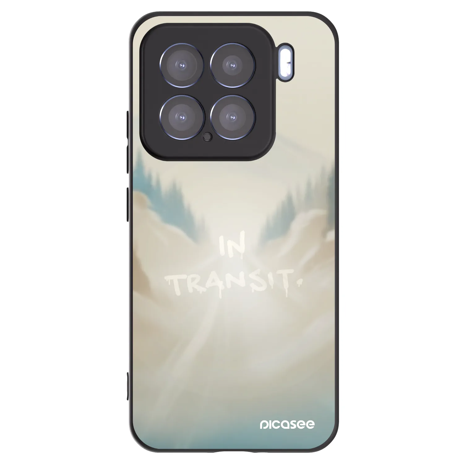 Picasee silikonski črni ovitek za Xiaomi 15 - IN TRANSIT