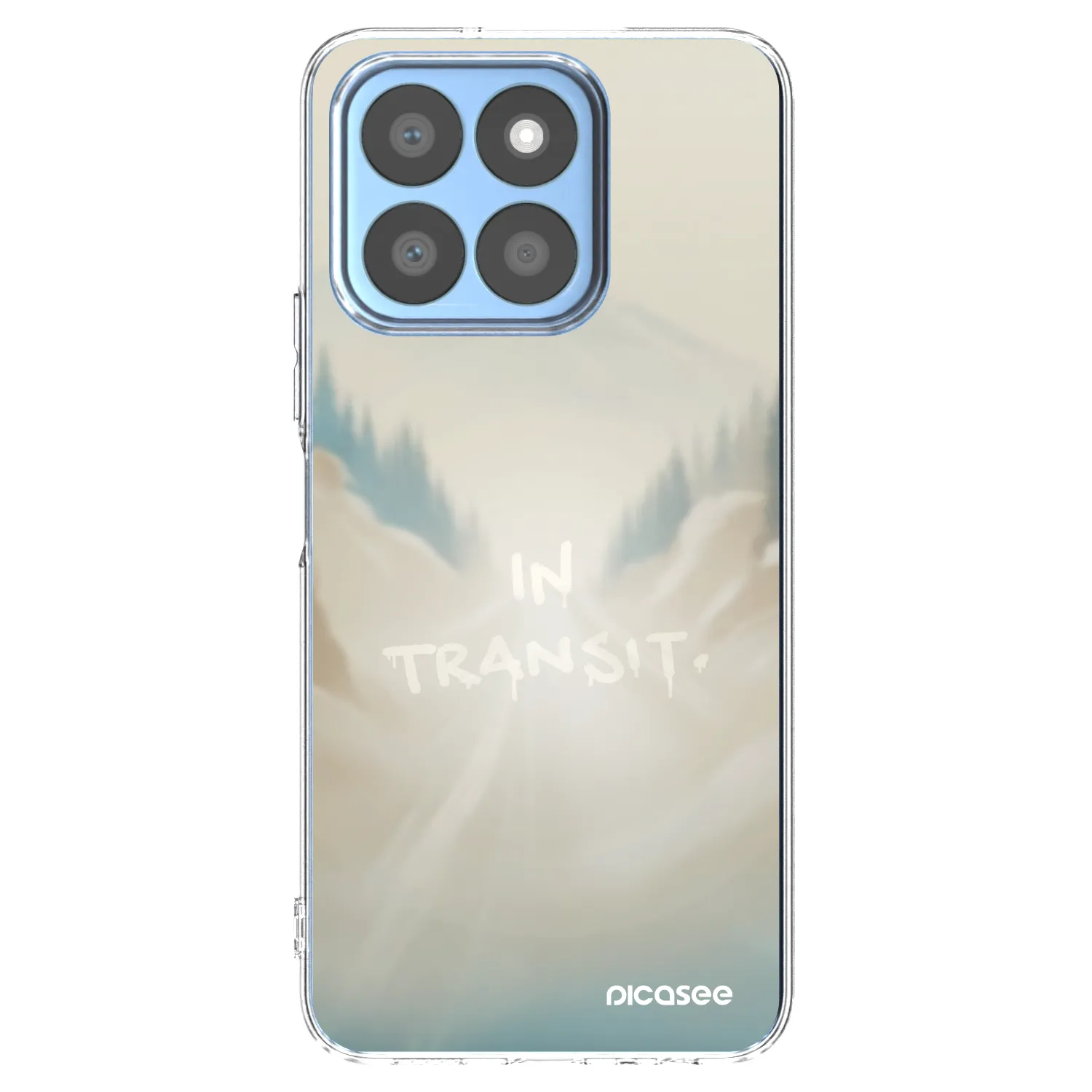 Picasee silikonski prozorni ovitek za Honor X8c - IN TRANSIT