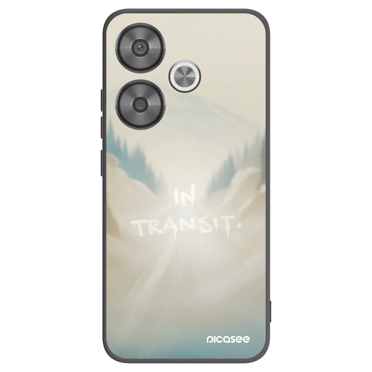 Picasee silikonski črni ovitek za Xiaomi Poco F6 - IN TRANSIT