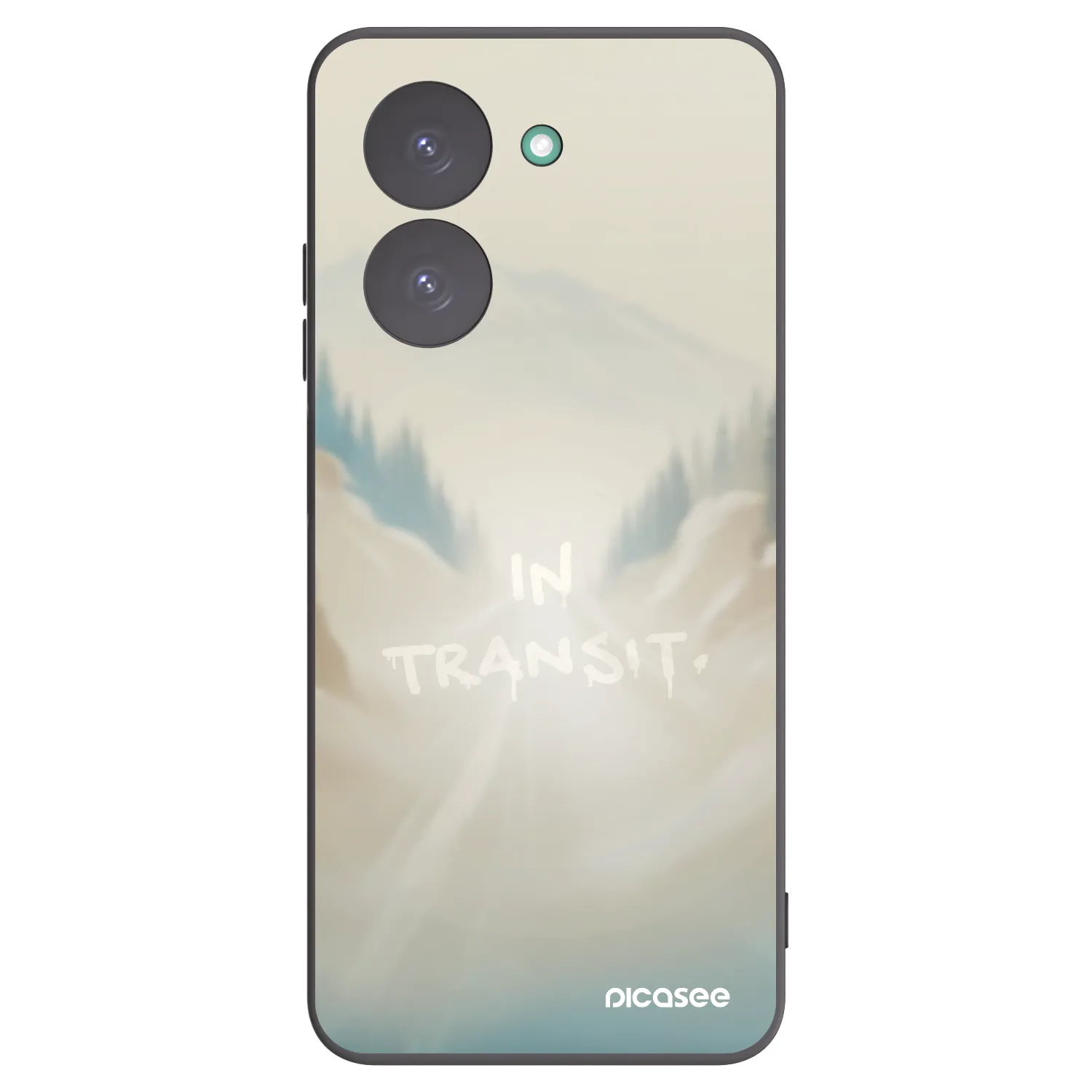 Picasee silikonski črni ovitek za Xiaomi Redmi A5 - IN TRANSIT