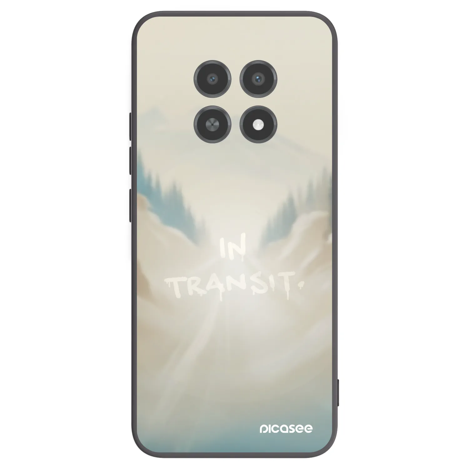 Picasee silikonski črni ovitek za Realme 12X - IN TRANSIT