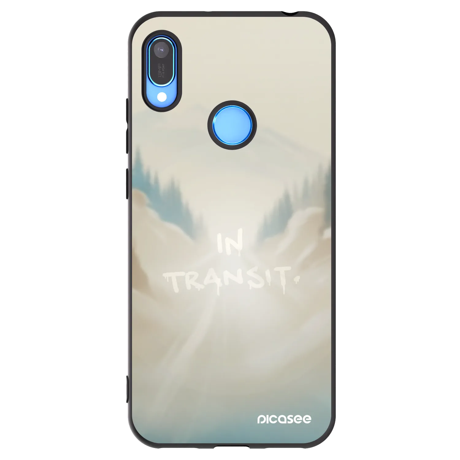 Picasee silikonski črni ovitek za Huawei Y6 2019 - IN TRANSIT