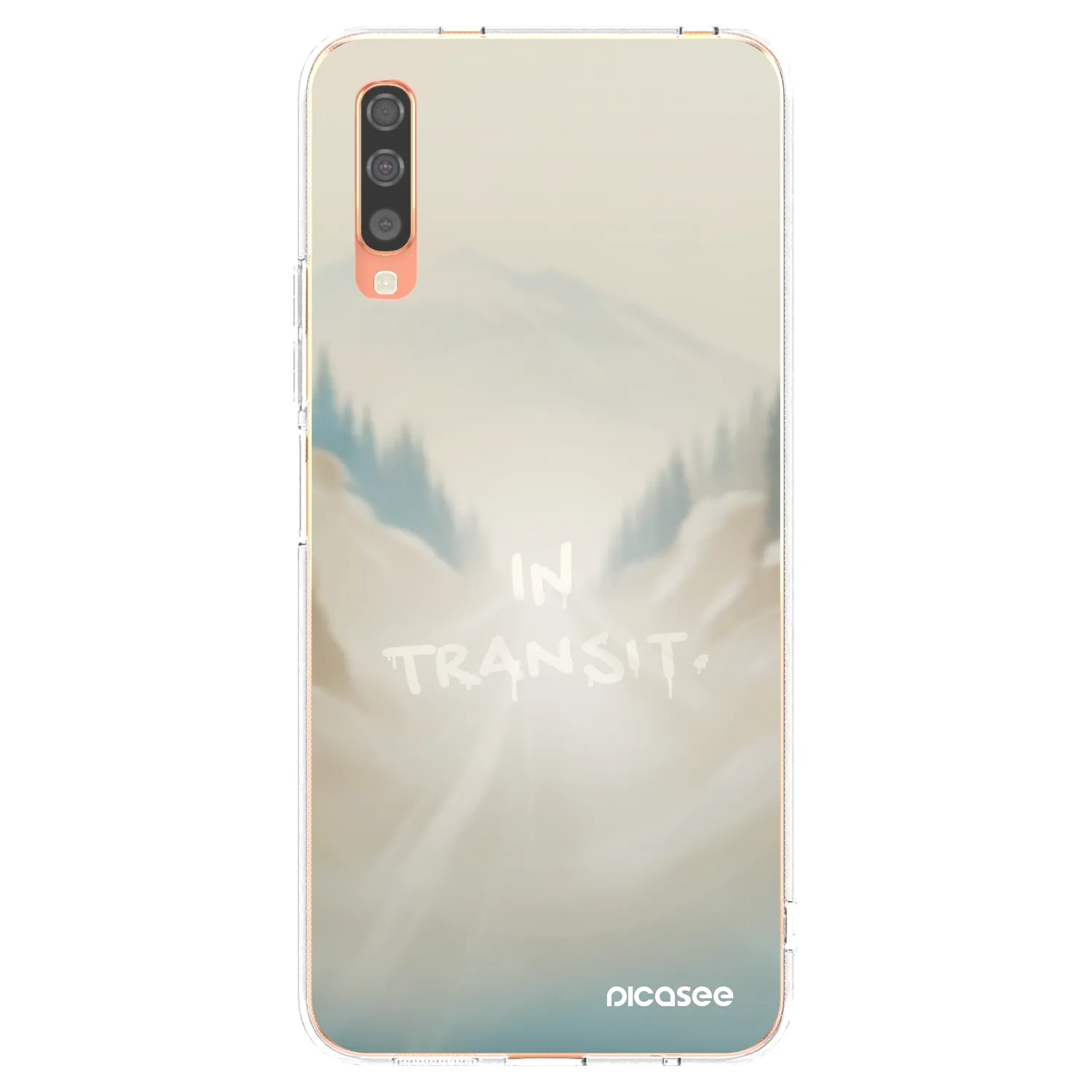 Picasee silikonski prozorni ovitek za Samsung Galaxy A70 A705F - IN TRANSIT