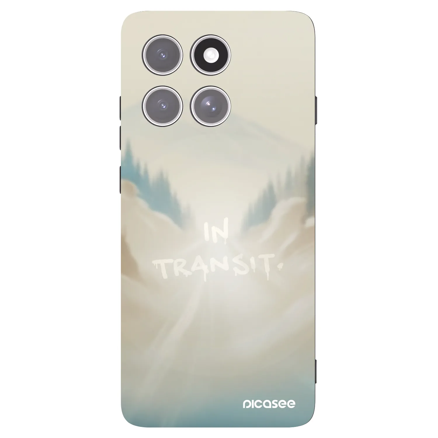 Picasee silikonski črni ovitek za Motorola Edge 60 Pro - IN TRANSIT