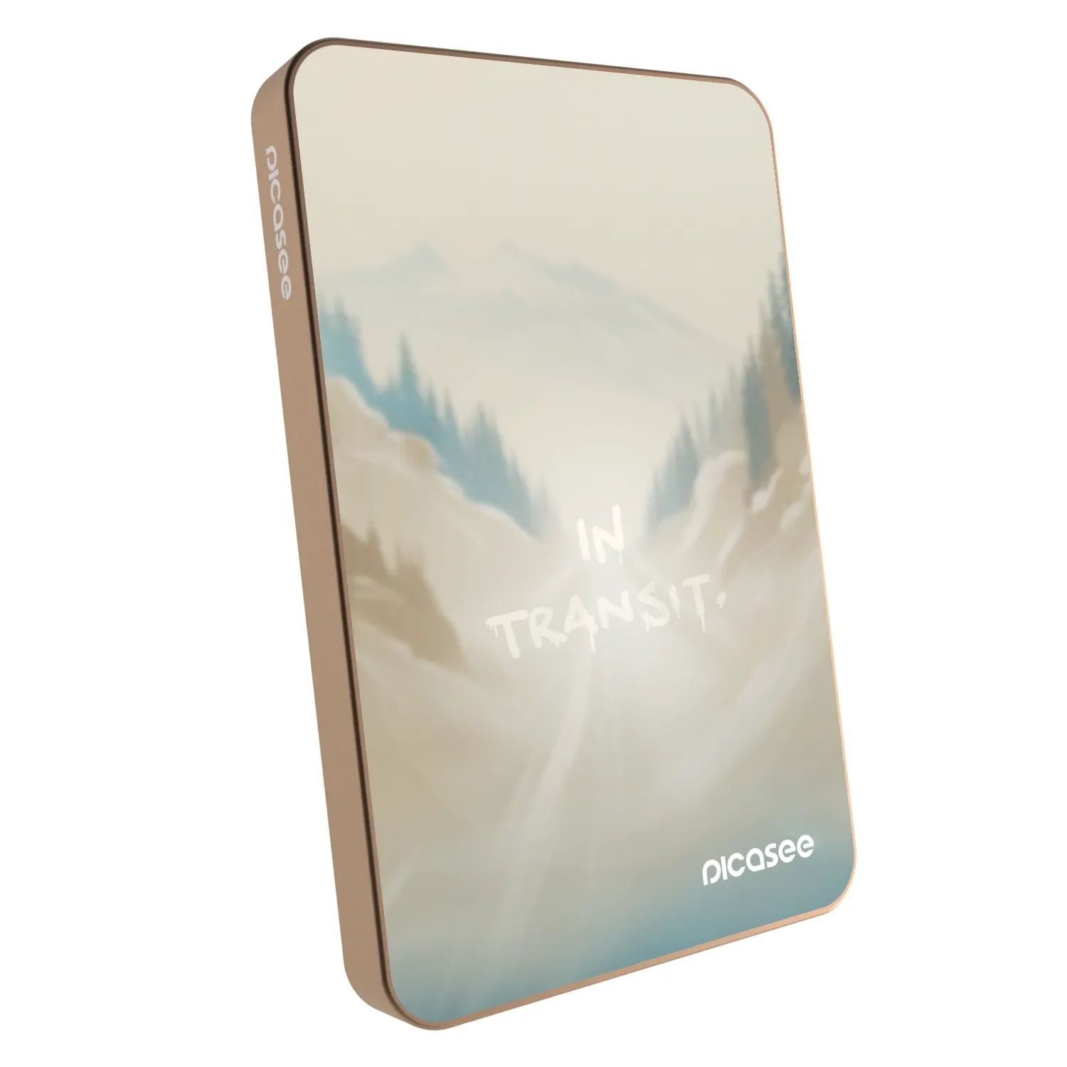 Picasee Prenosna baterija z MagSafe 5 000 mAh Zlati - IN TRANSIT