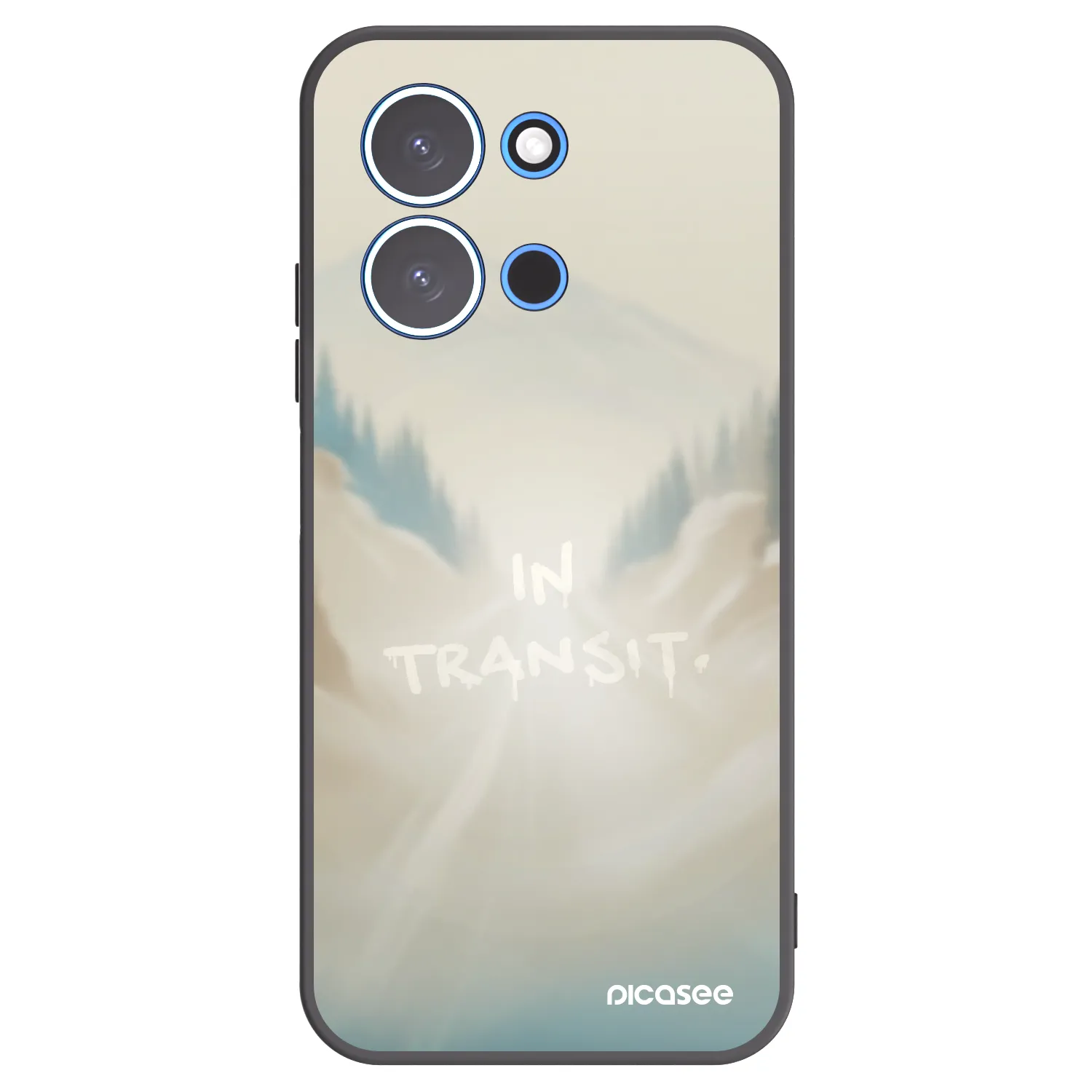 Picasee silikonski črni ovitek za Xiaomi Redmi 15C 4G - IN TRANSIT