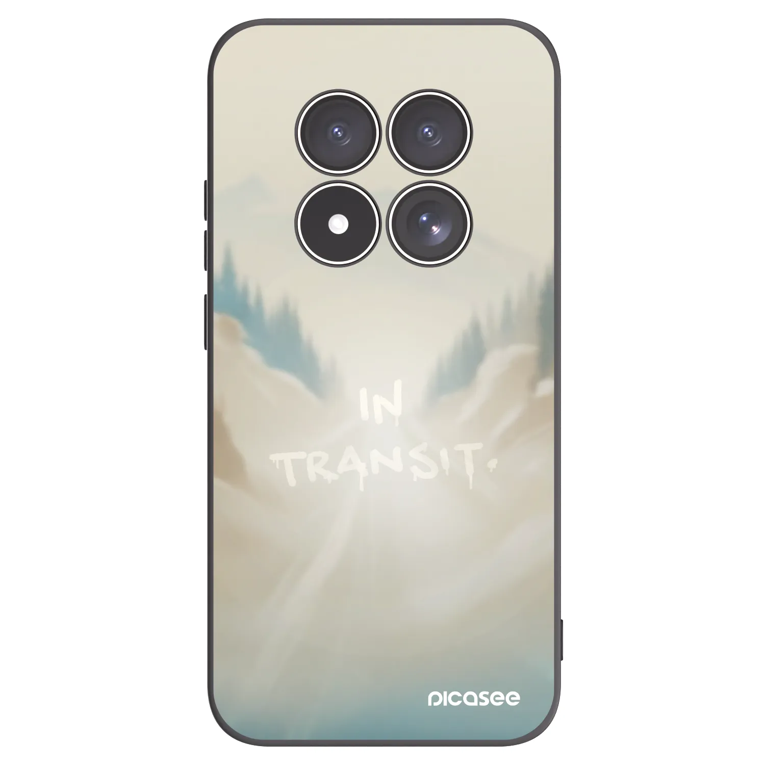 Picasee silikonski črni ovitek za Xiaomi Redmi Note 15 Pro 4G - IN TRANSIT