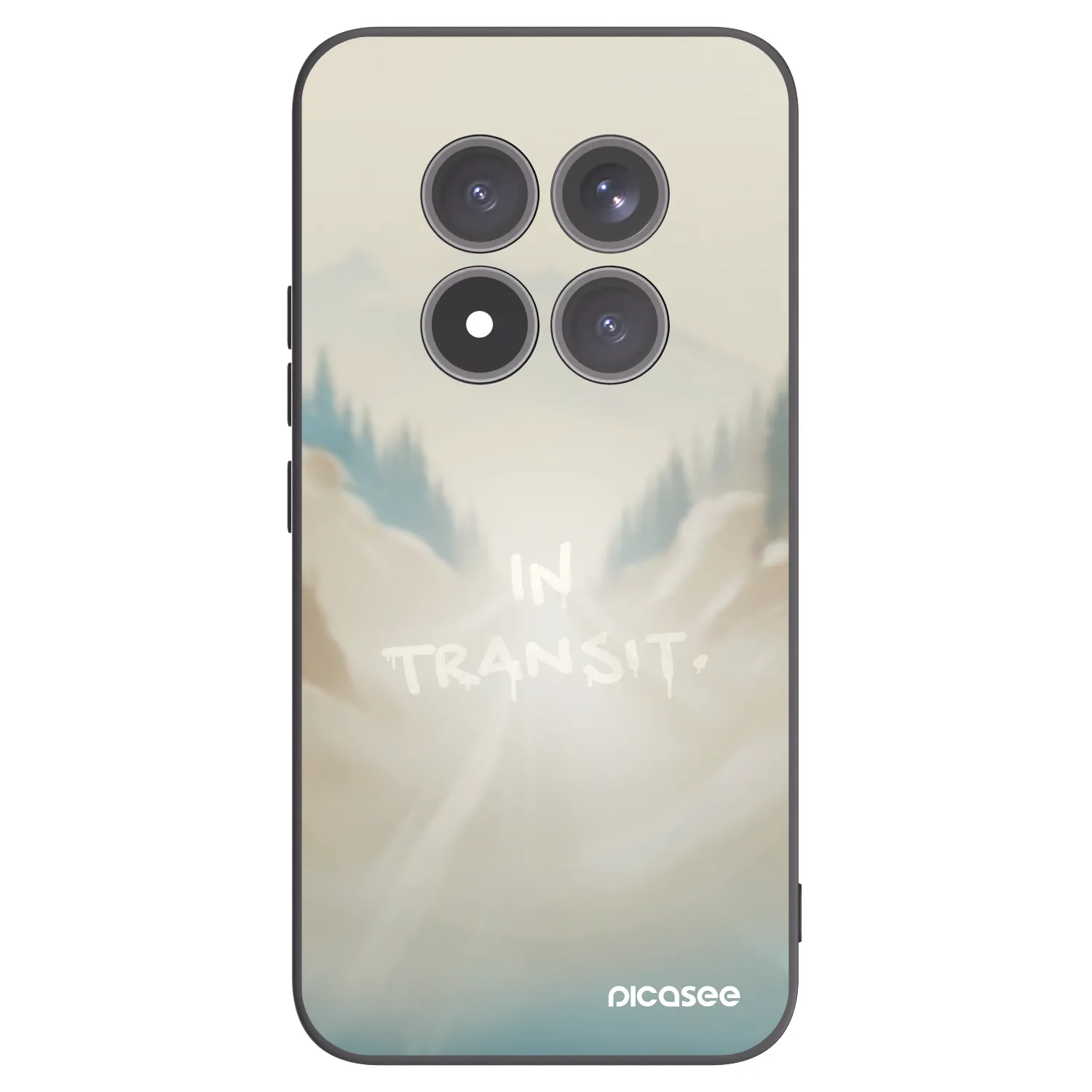 Picasee silikonski črni ovitek za Xiaomi Redmi Note 15 Pro+ - IN TRANSIT
