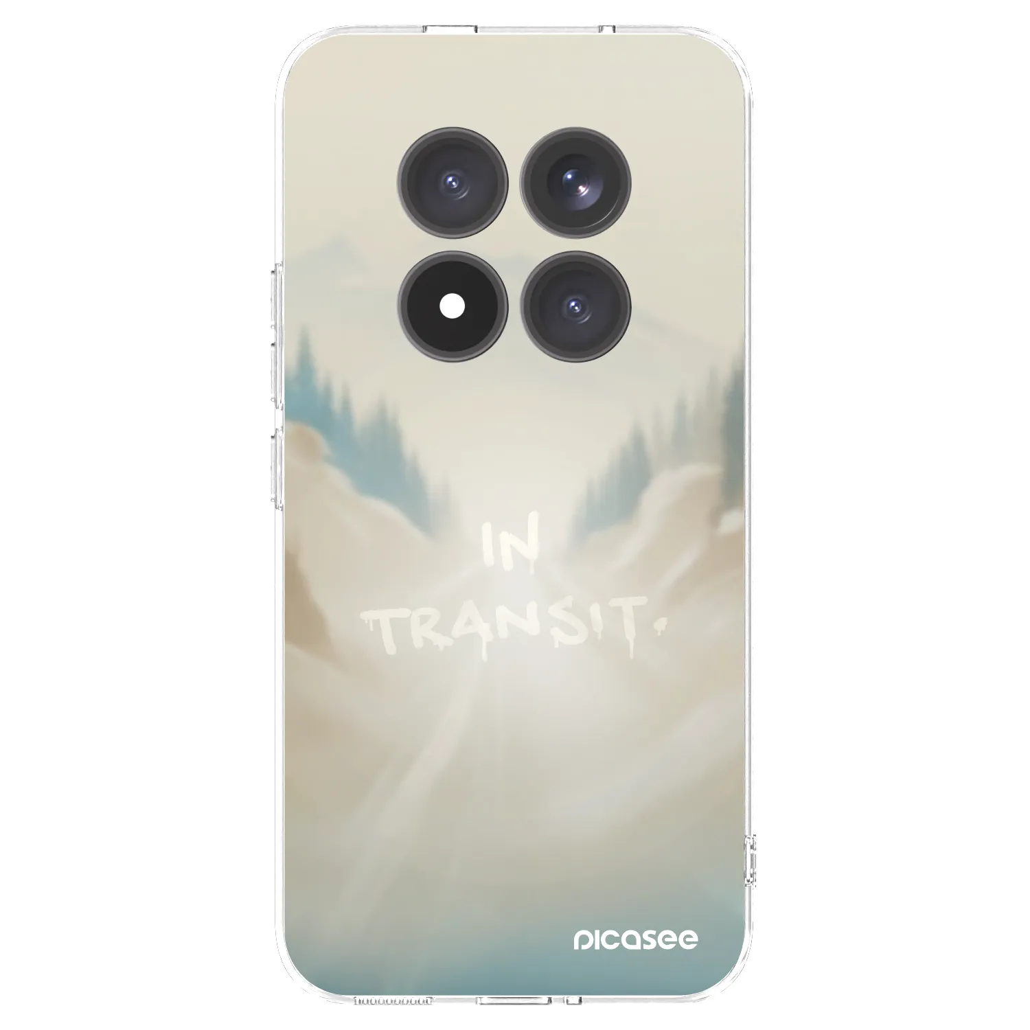 Picasee silikonski prozorni ovitek za Xiaomi Redmi Note 15 Pro+ - IN TRANSIT