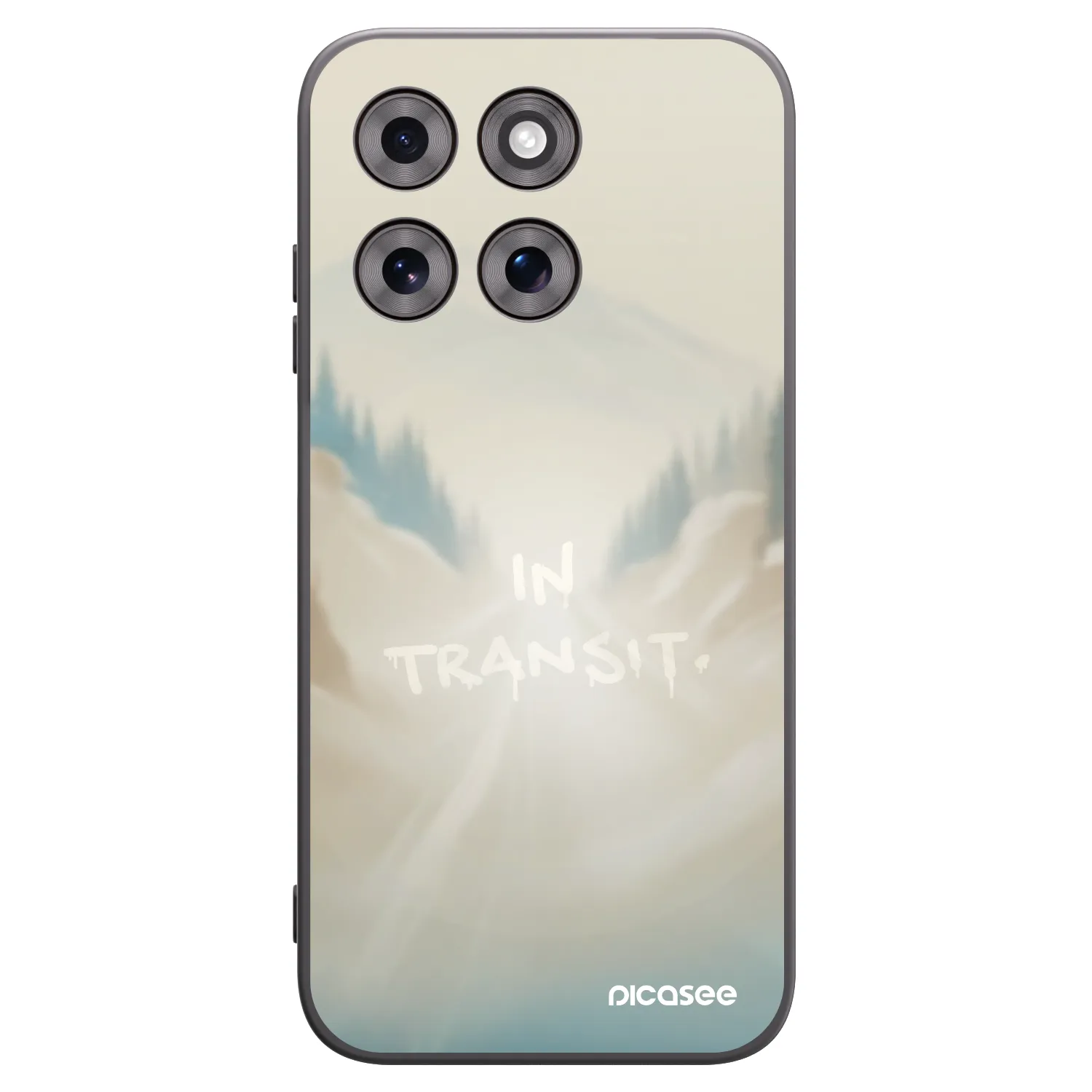 Picasee silikonski črni ovitek za Motorola Moto G77 - IN TRANSIT