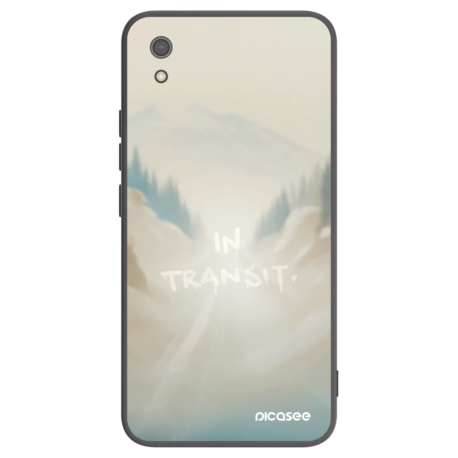 Picasee silikonski črni ovitek za Xiaomi Redmi 7A - IN TRANSIT
