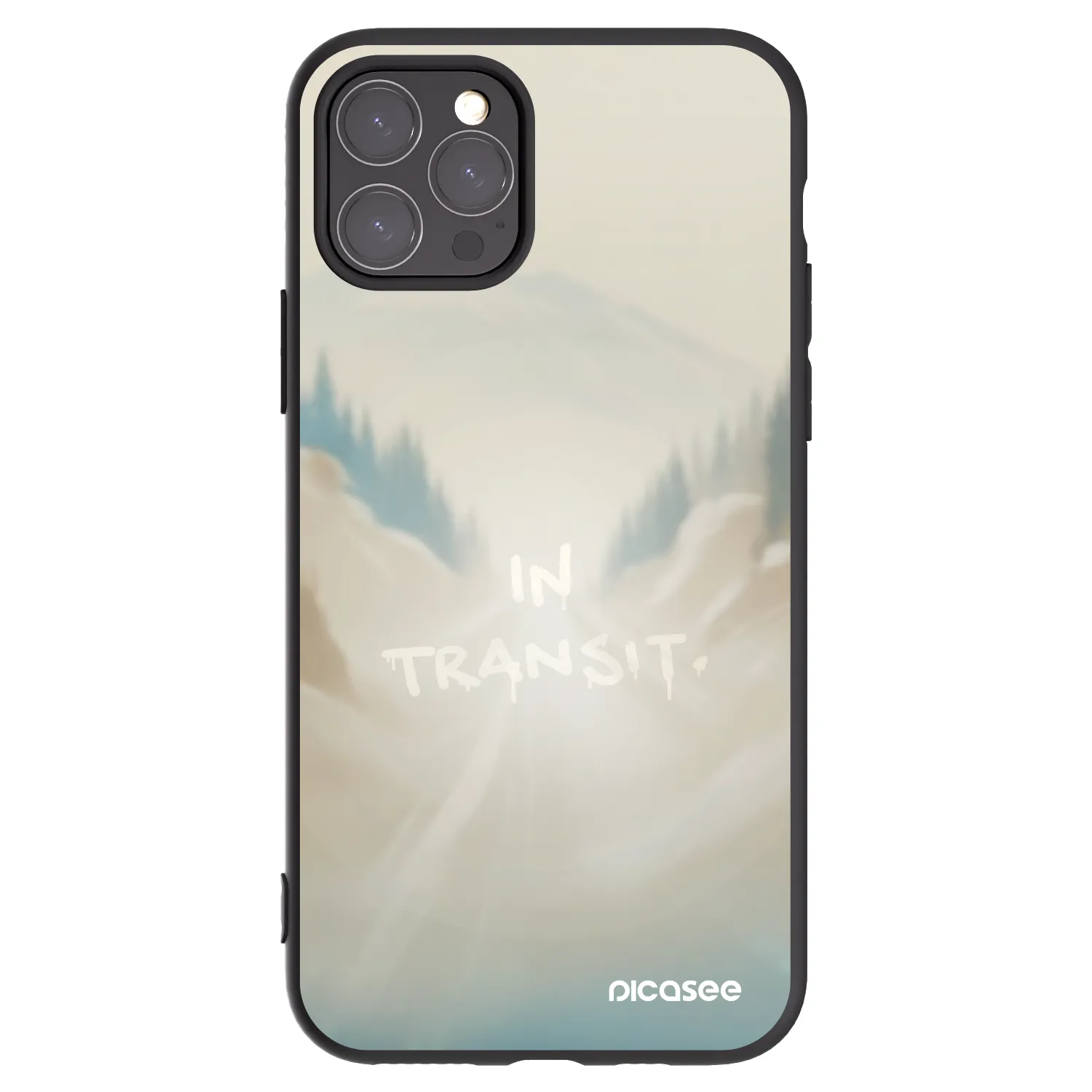 Picasee silikonski črni ovitek za Apple iPhone 11 Pro - IN TRANSIT