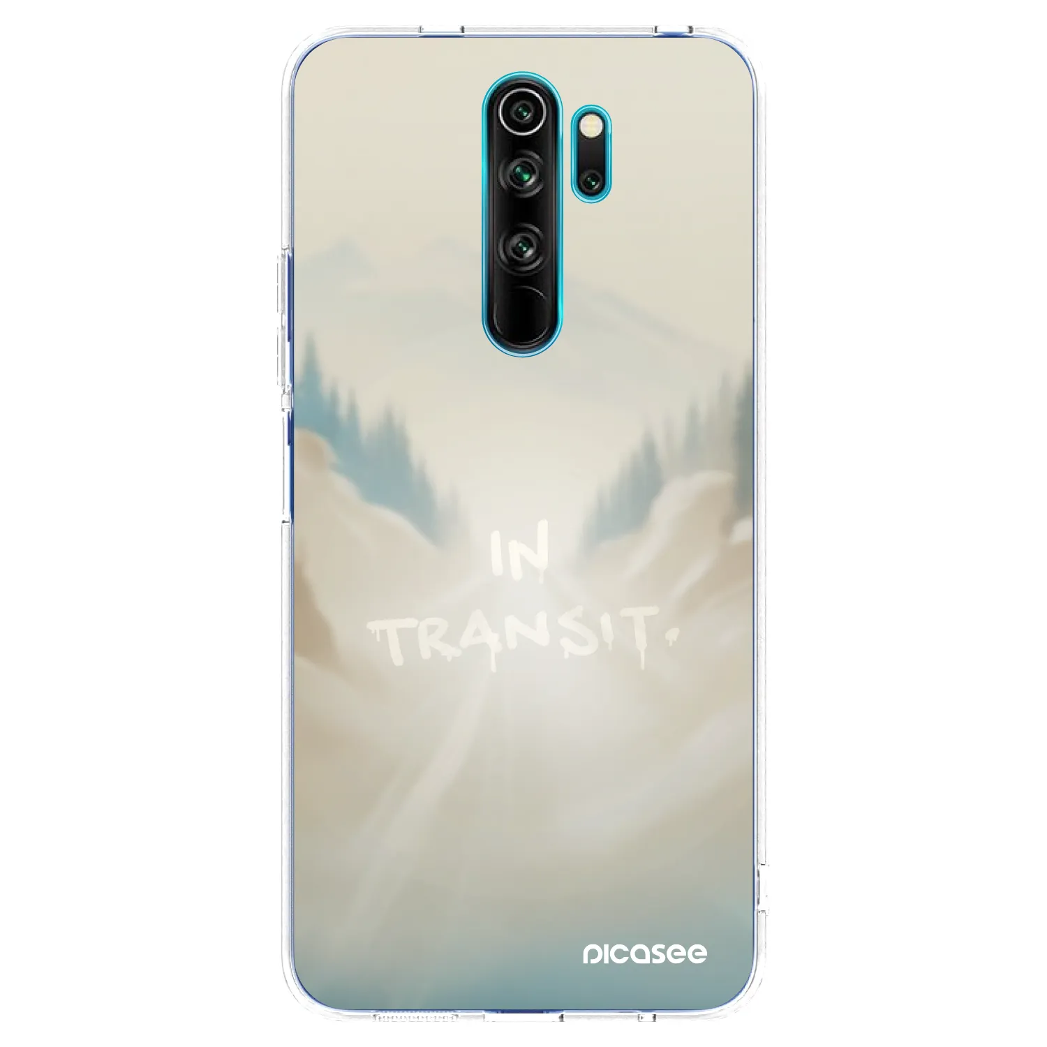 Picasee silikonski prozorni ovitek za Xiaomi Redmi Note 8 Pro - IN TRANSIT