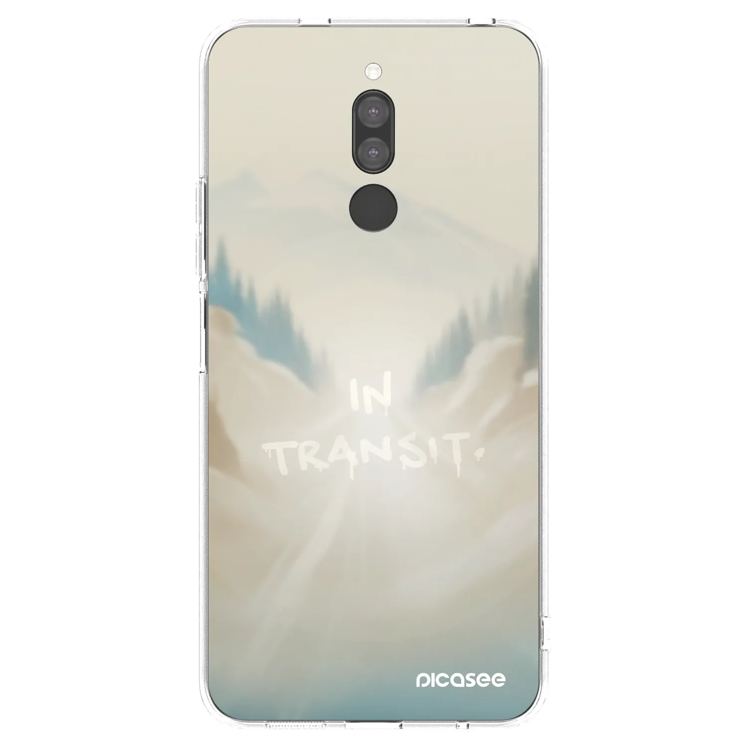 Picasee silikonski prozorni ovitek za Xiaomi Redmi 8 - IN TRANSIT