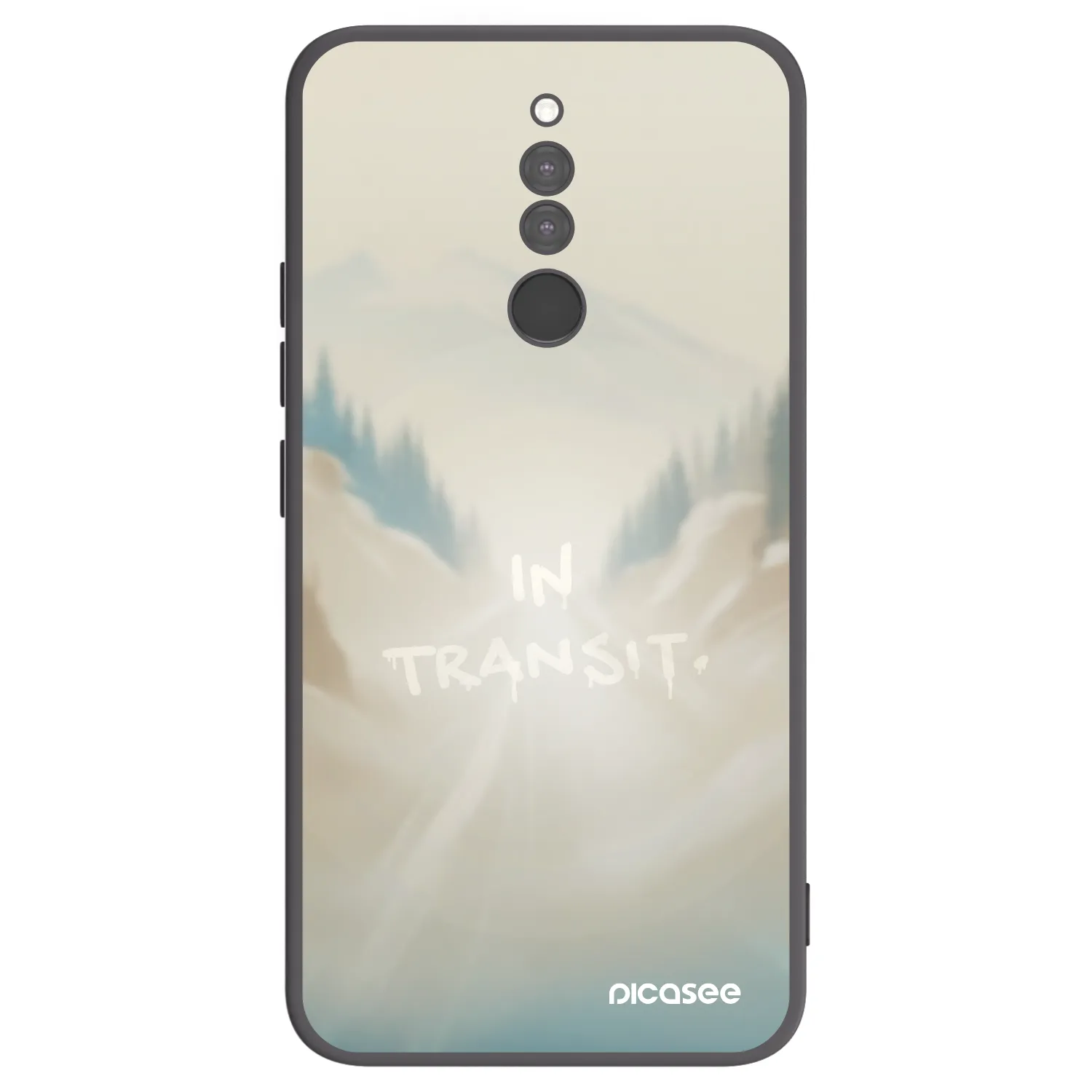 Picasee silikonski črni ovitek za Xiaomi Redmi 8 - IN TRANSIT