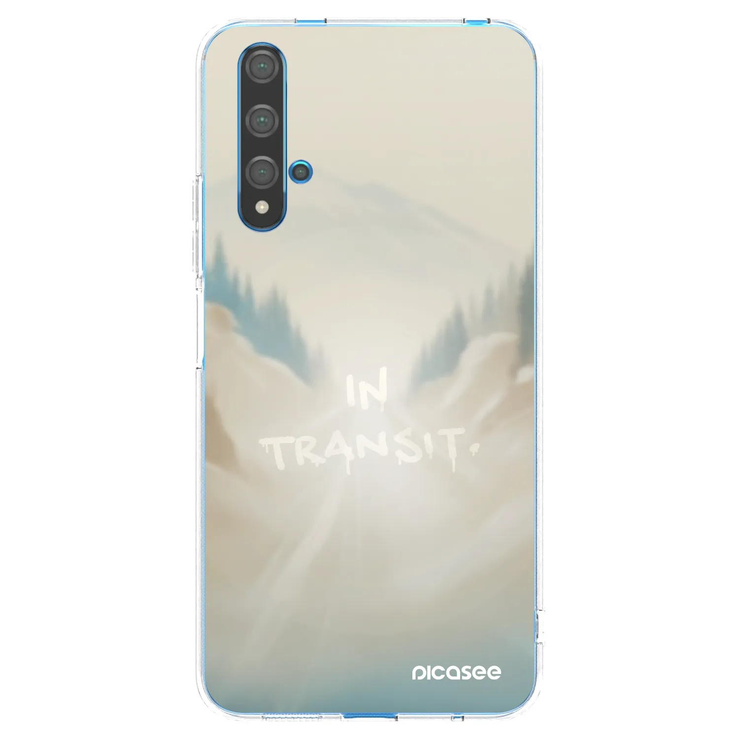 Picasee silikonski prozorni ovitek za Huawei Nova 5T - IN TRANSIT
