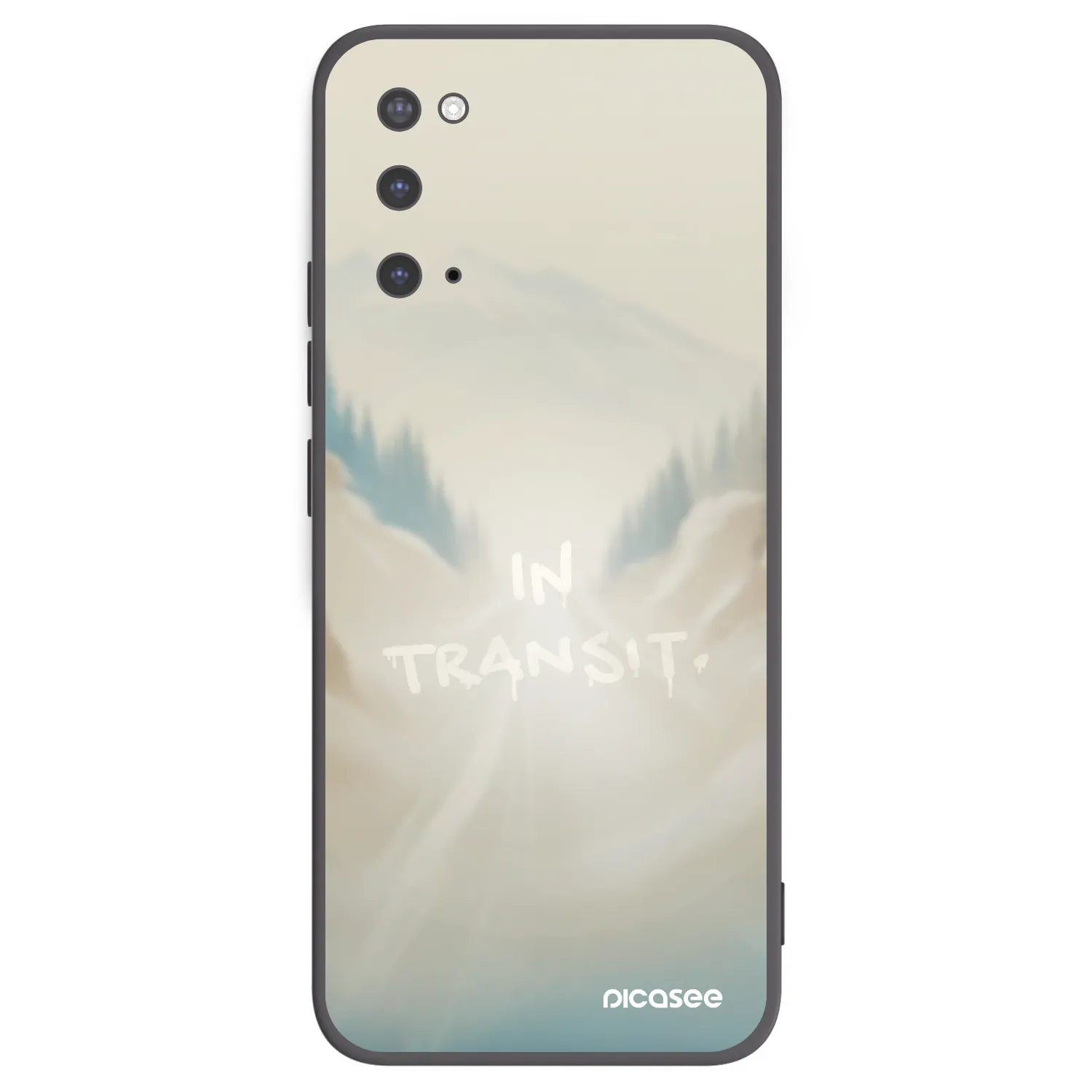 Picasee silikonski črni ovitek za Samsung Galaxy S20 G980F - IN TRANSIT