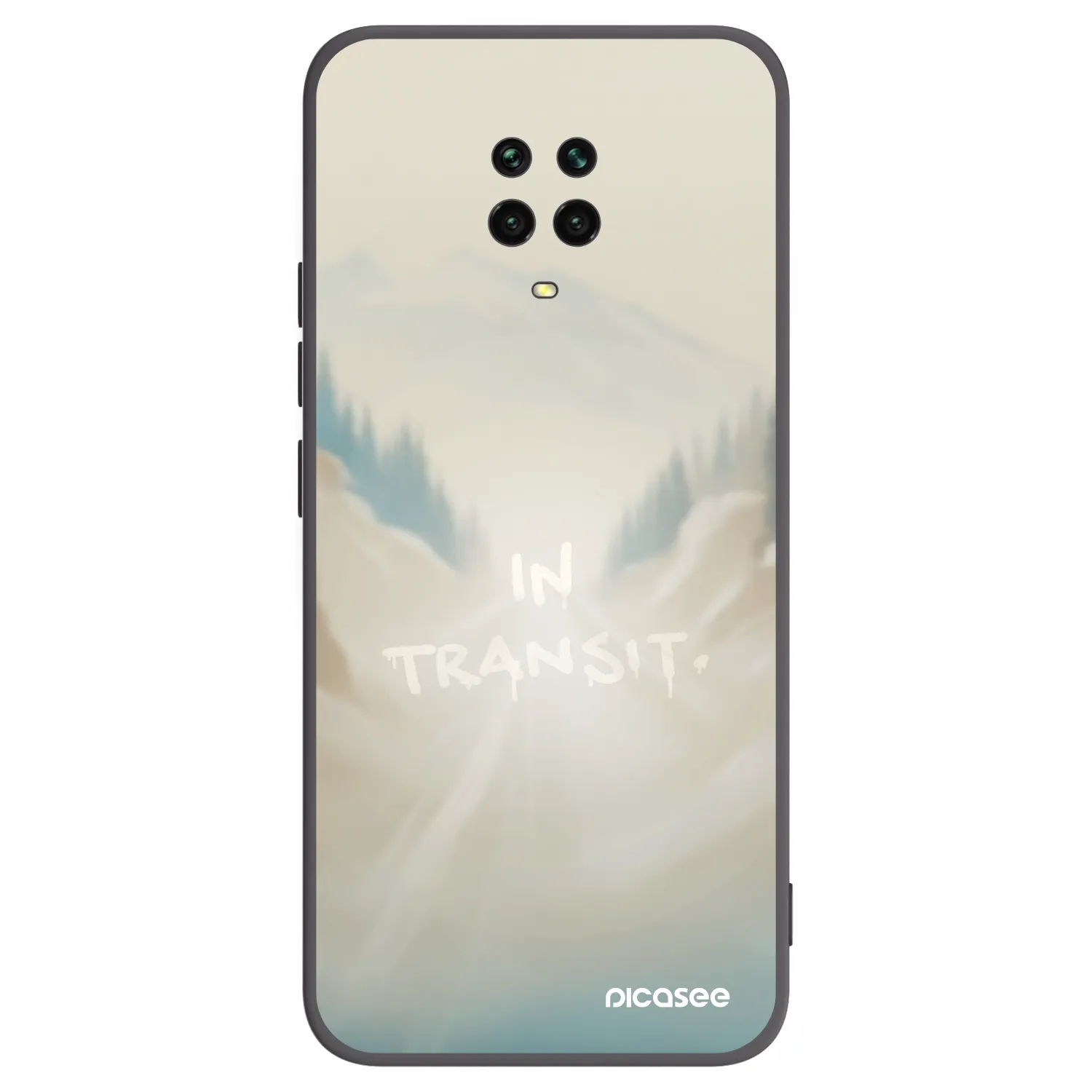 Picasee silikonski črni ovitek za Xiaomi Redmi Note 9 Pro - IN TRANSIT
