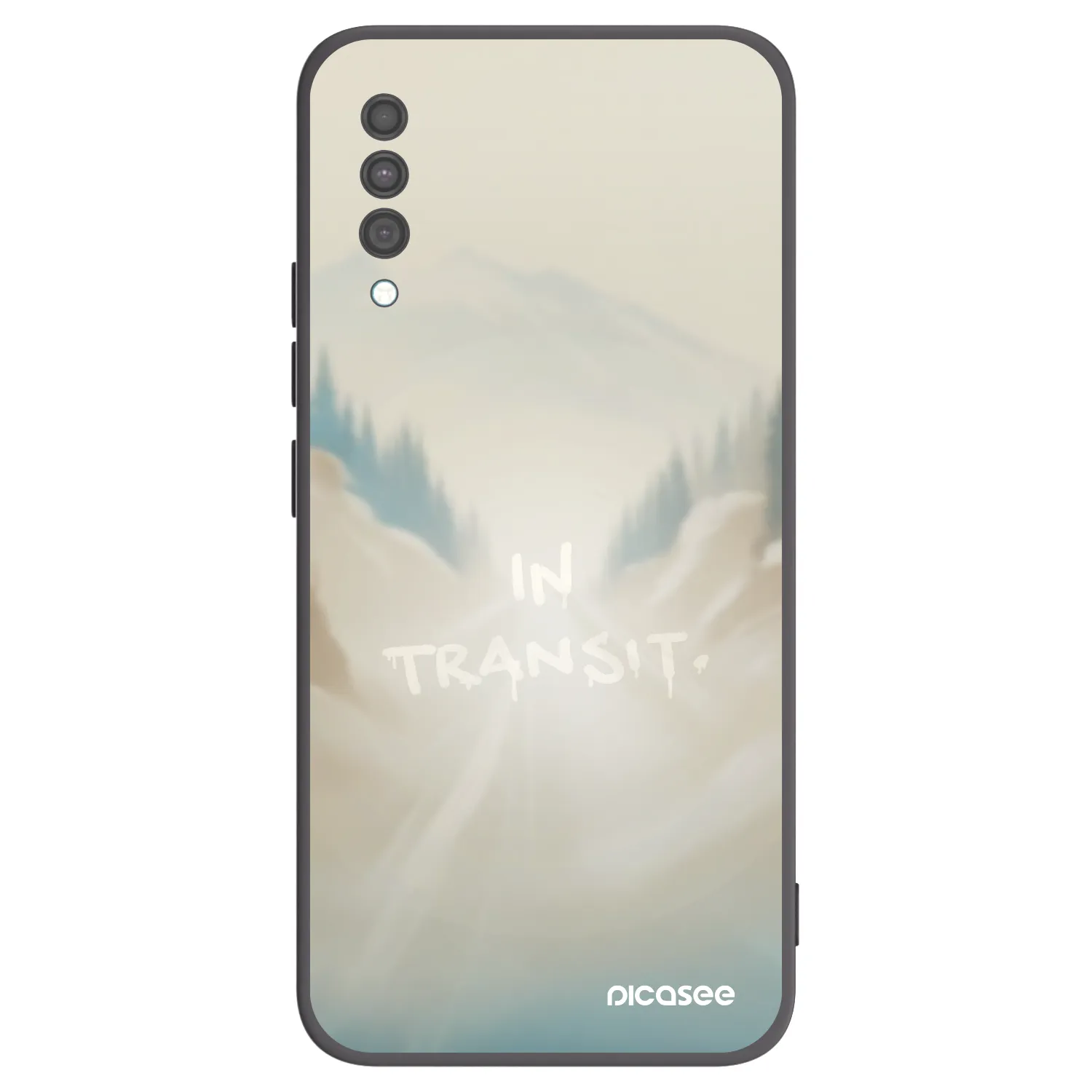 Picasee silikonski črni ovitek za Samsung Galaxy A30s A307F - IN TRANSIT