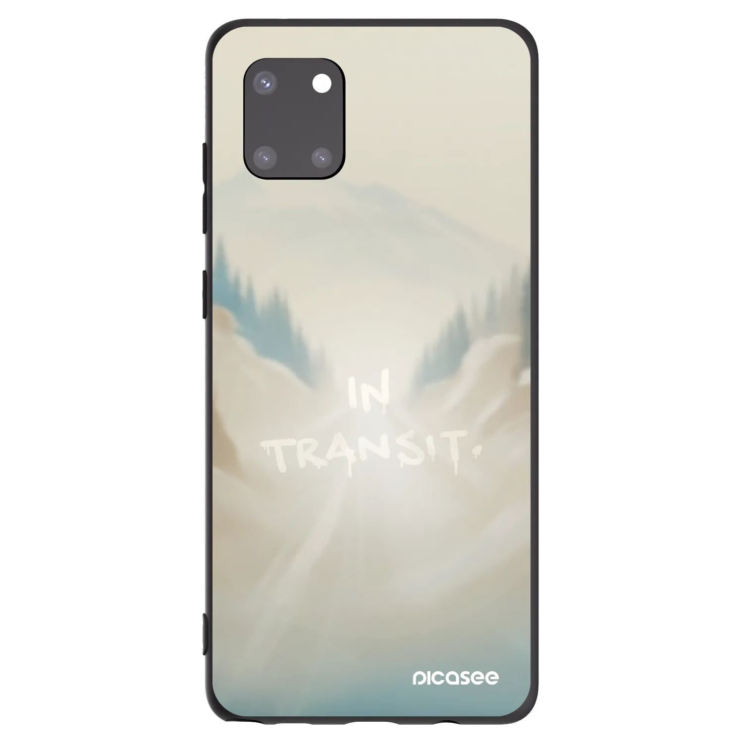 Picasee silikonski črni ovitek za Samsung Galaxy Note 10 Lite N770F - IN TRANSIT