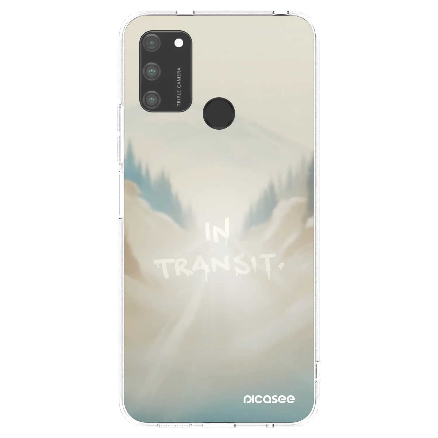 Picasee silikonski prozorni ovitek za Honor 9A - IN TRANSIT