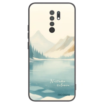 Picasee silikonski črni ovitek za Xiaomi Redmi 9 - NOTHERN SILENCE