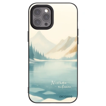 Picasee silikonski črni ovitek za Apple iPhone 12 Pro Max - NOTHERN SILENCE