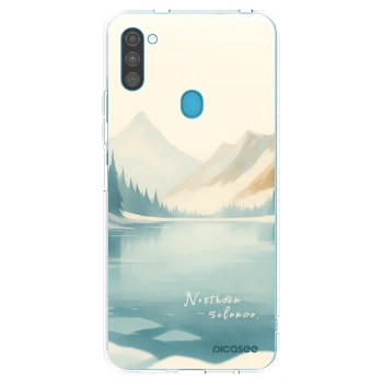 Picasee silikonski prozorni ovitek za Samsung Galaxy M11 - NOTHERN SILENCE
