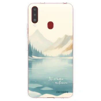 Picasee silikonski prozorni ovitek za Samsung Galaxy A20s - NOTHERN SILENCE